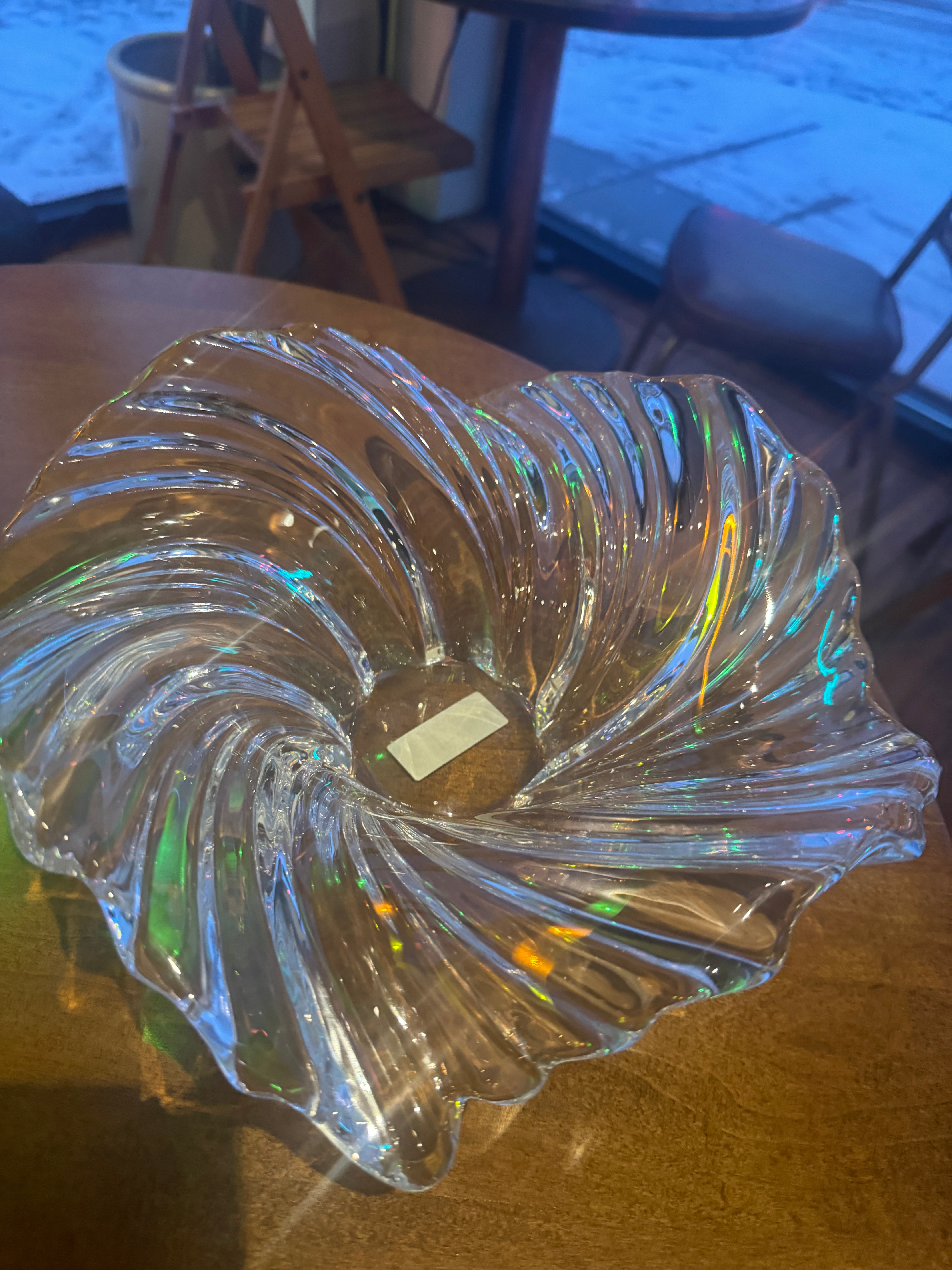 Vintage Mikasa Bell Crystal Bowl