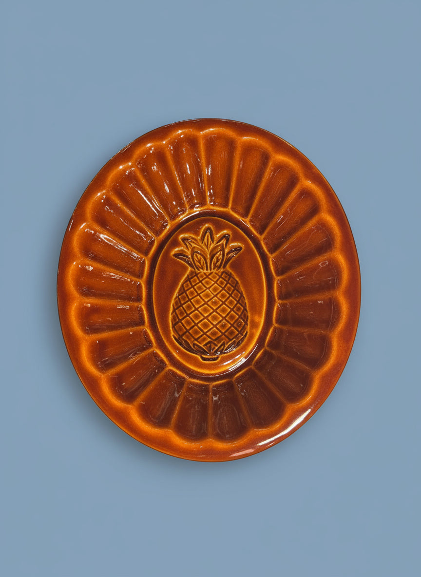 Brown Drip Glaze Ceramic Hanging Dish