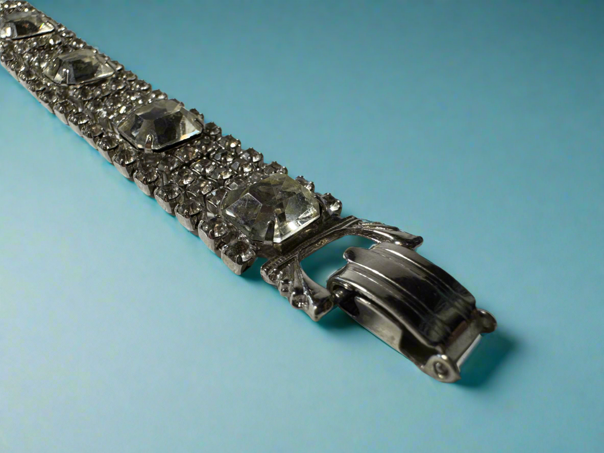 Square Rhinestone Bracelet