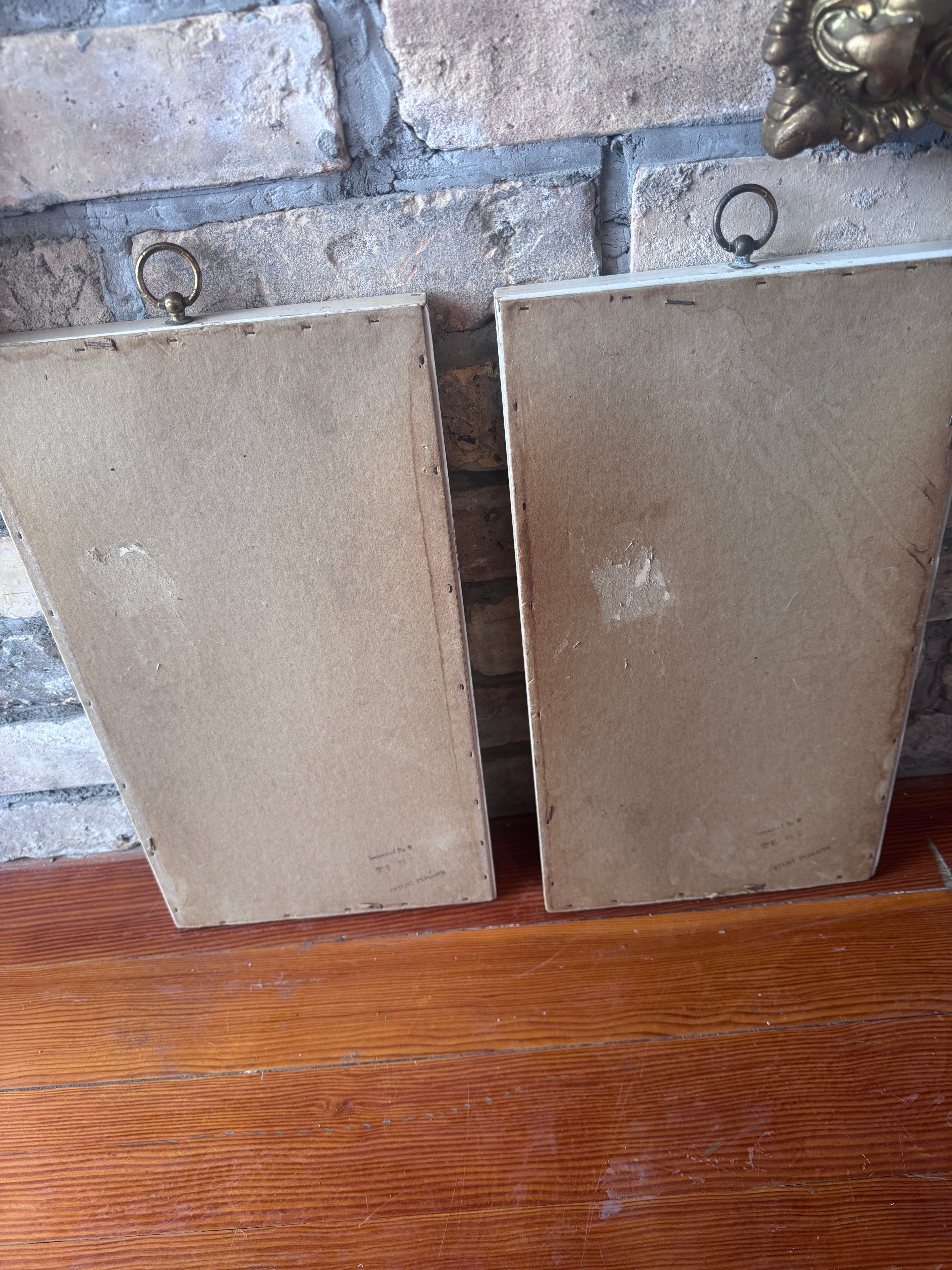 Set of 2:MCM Four Seasons Metalcraft Wall Decor