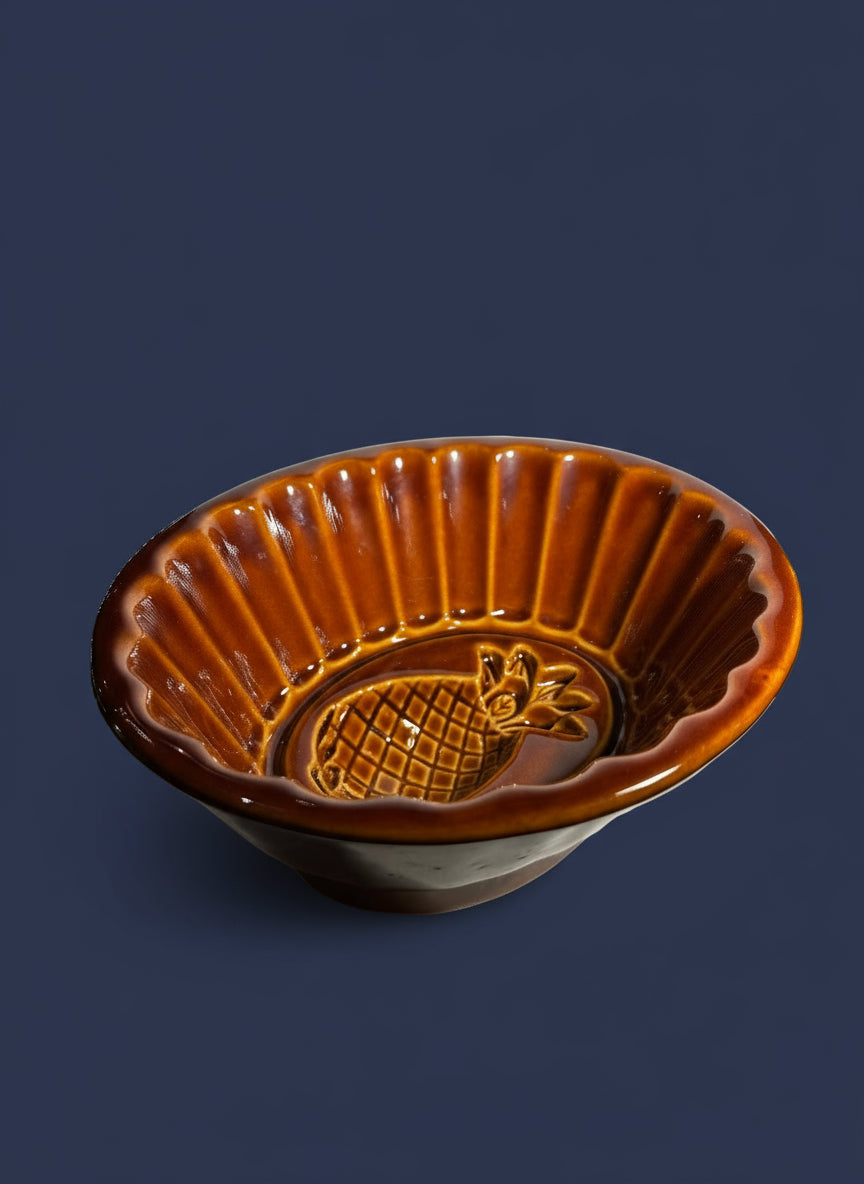 Brown Drip Glaze Ceramic Hanging Dish