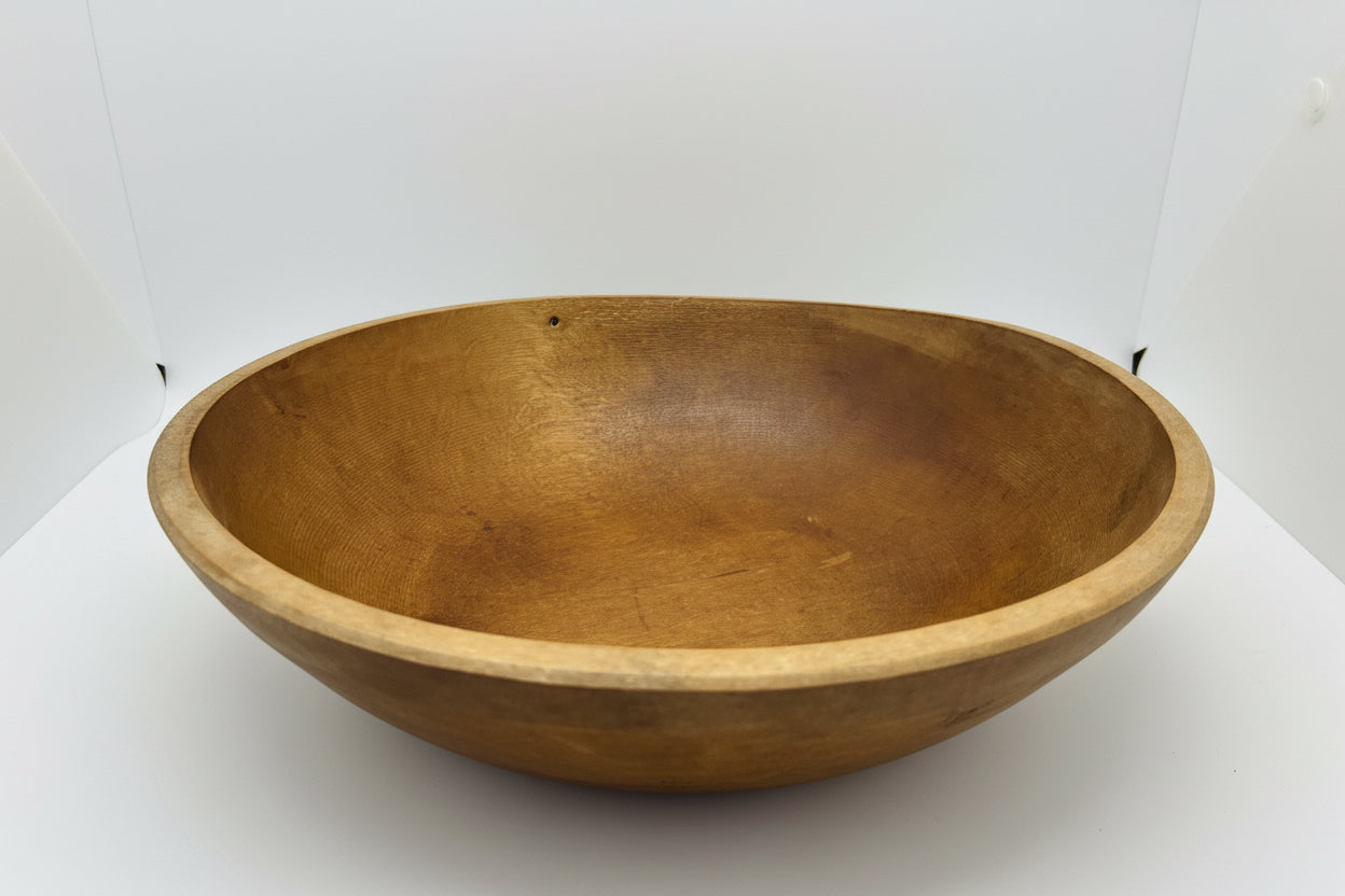 Large Wooden Dough Bowl
