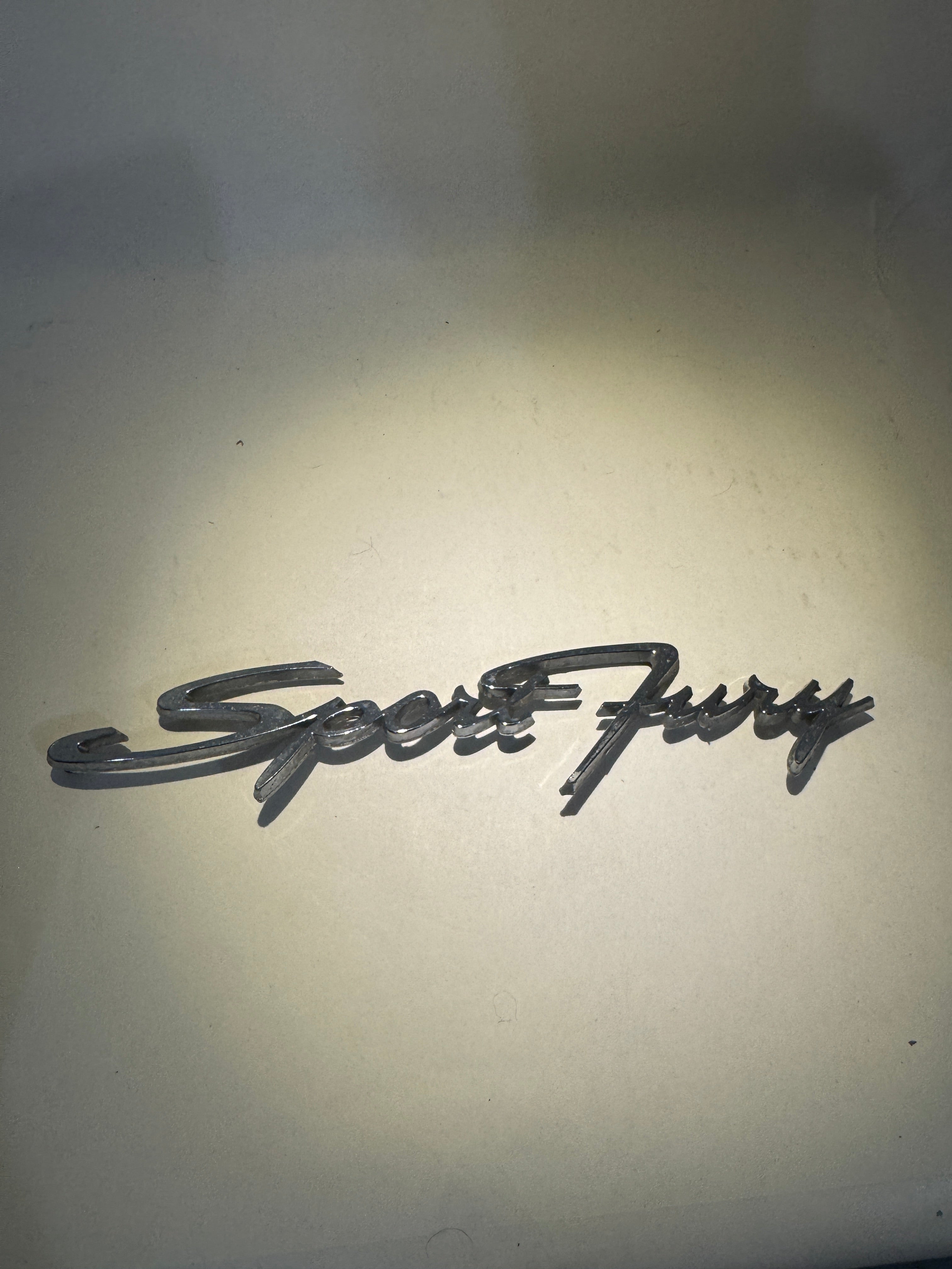 1960s Plymouth Sport Fury Emblem