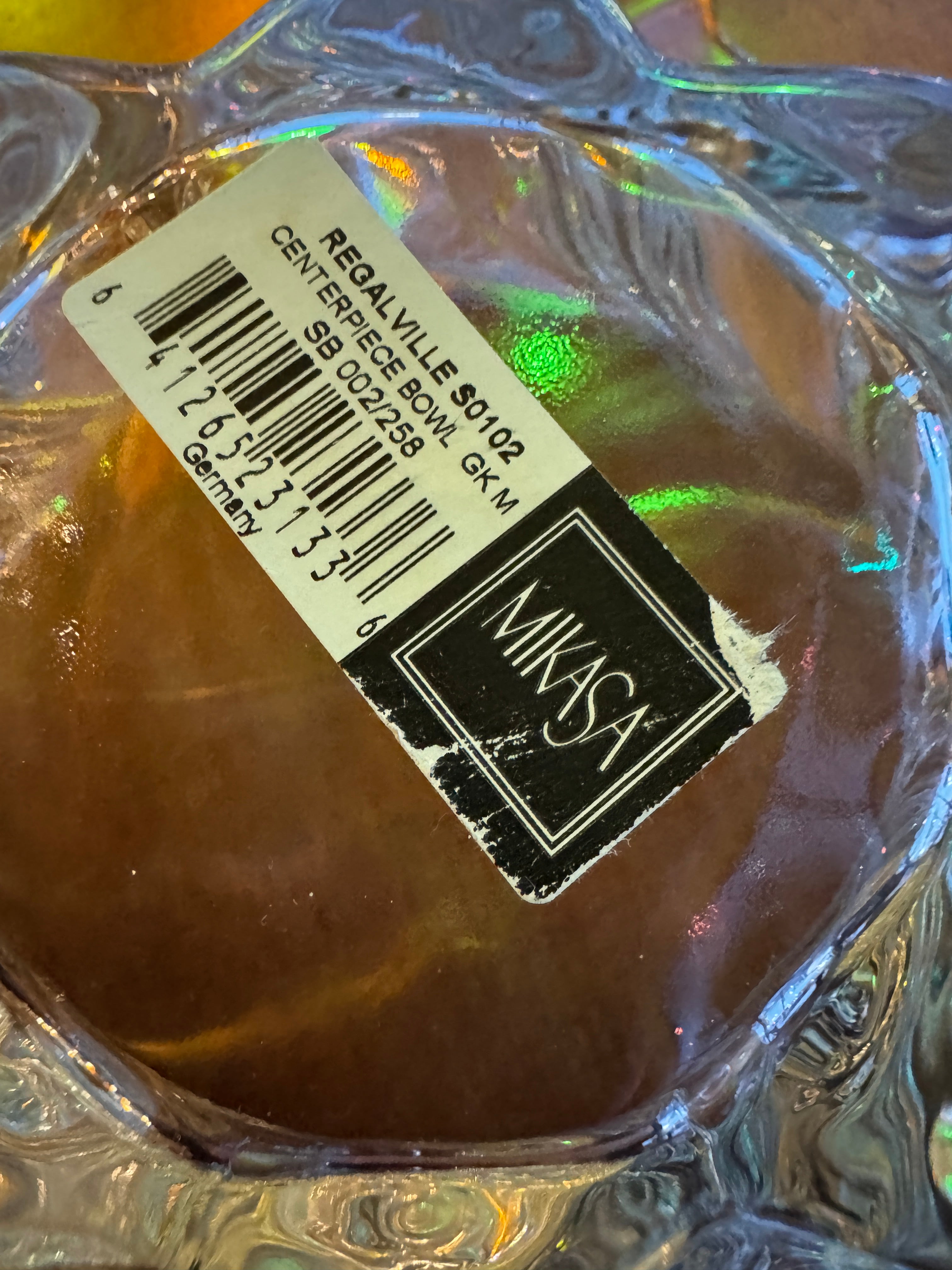 Vintage Mikasa Bell Crystal Bowl