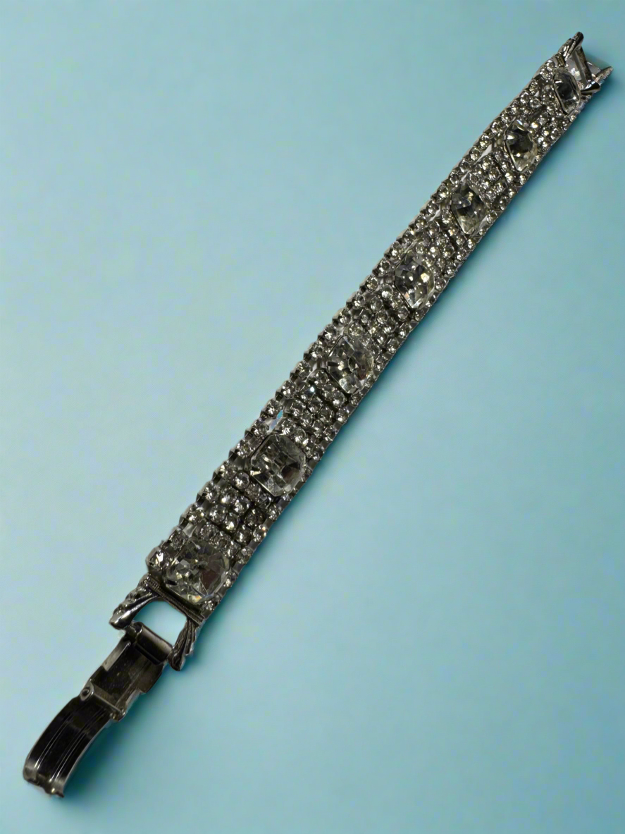 Square Rhinestone Bracelet