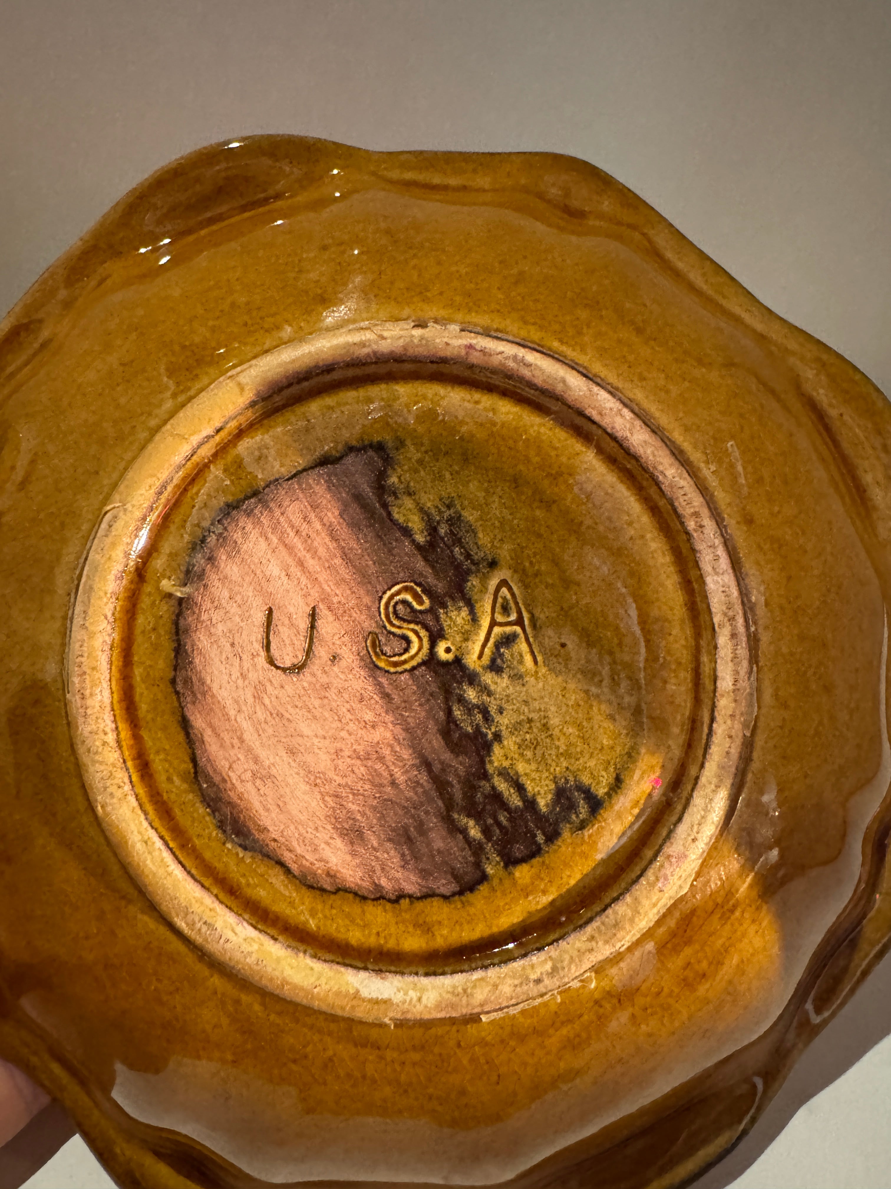 Vintage Brown Mini Pitcher & Basin