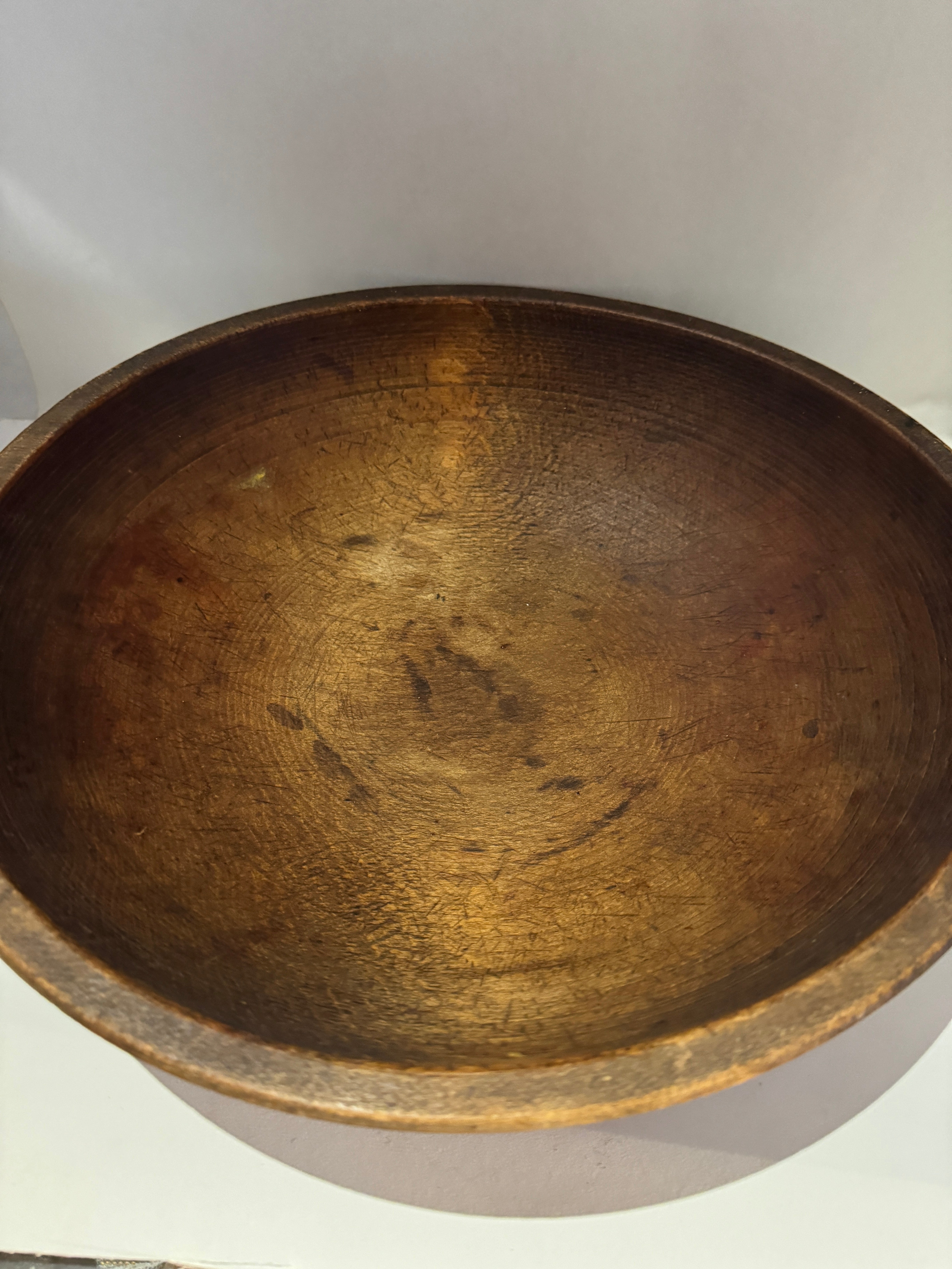 Vintage Dark Wood Bowl #2