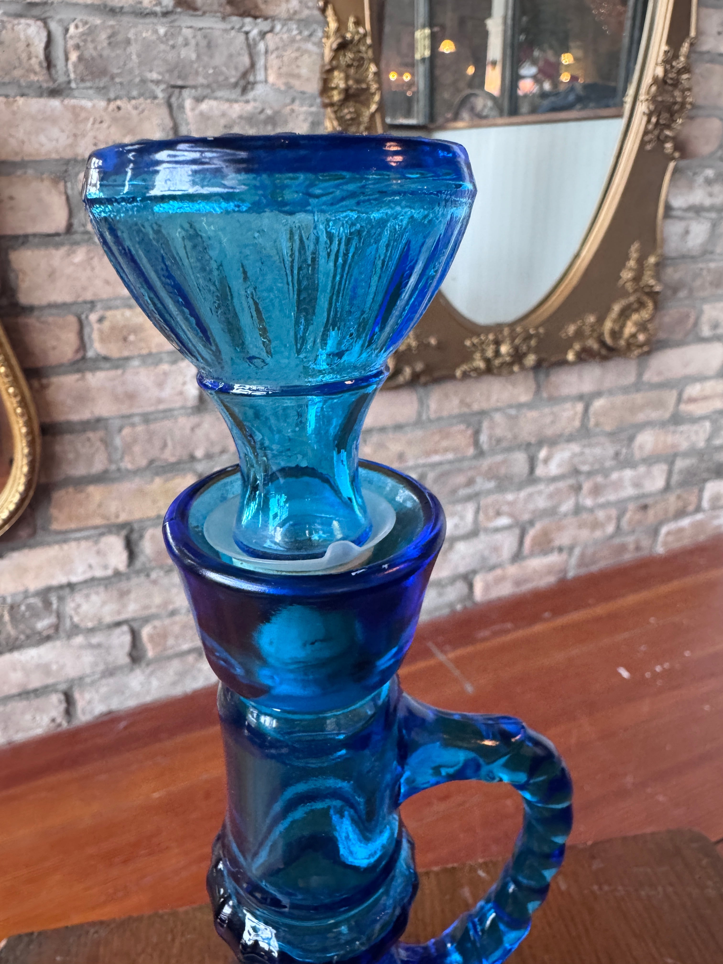 1973 Jim Beam "Dream of Genie" Blue Decanter