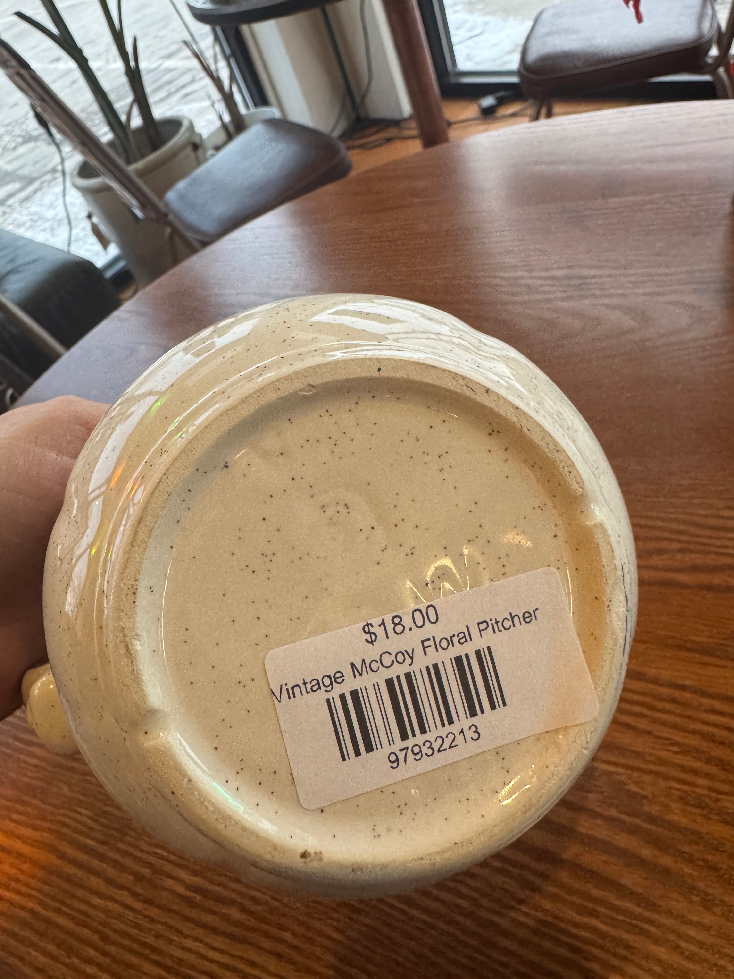 Vintage McCoy Floral Pitcher