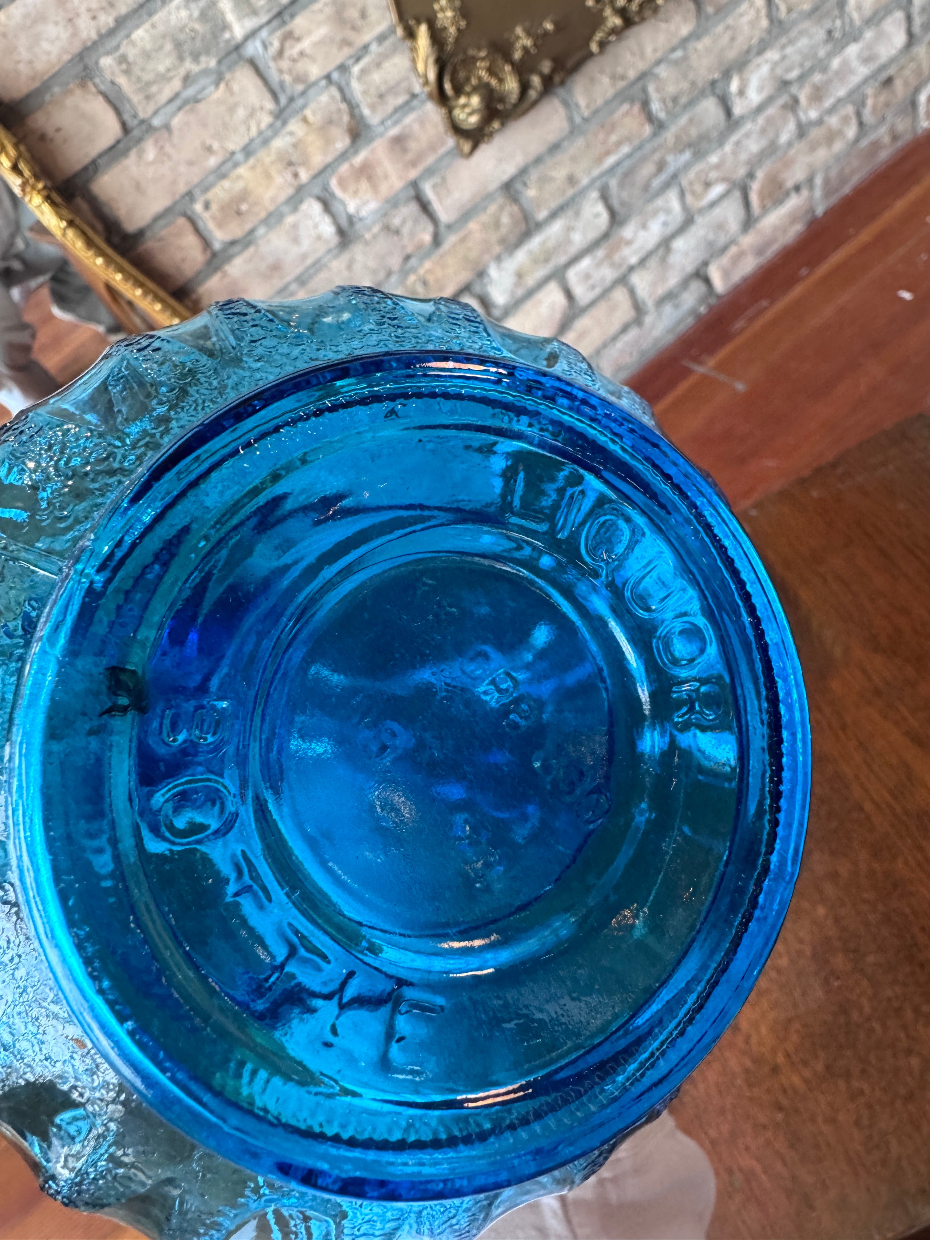 1973 Jim Beam "Dream of Genie" Blue Decanter