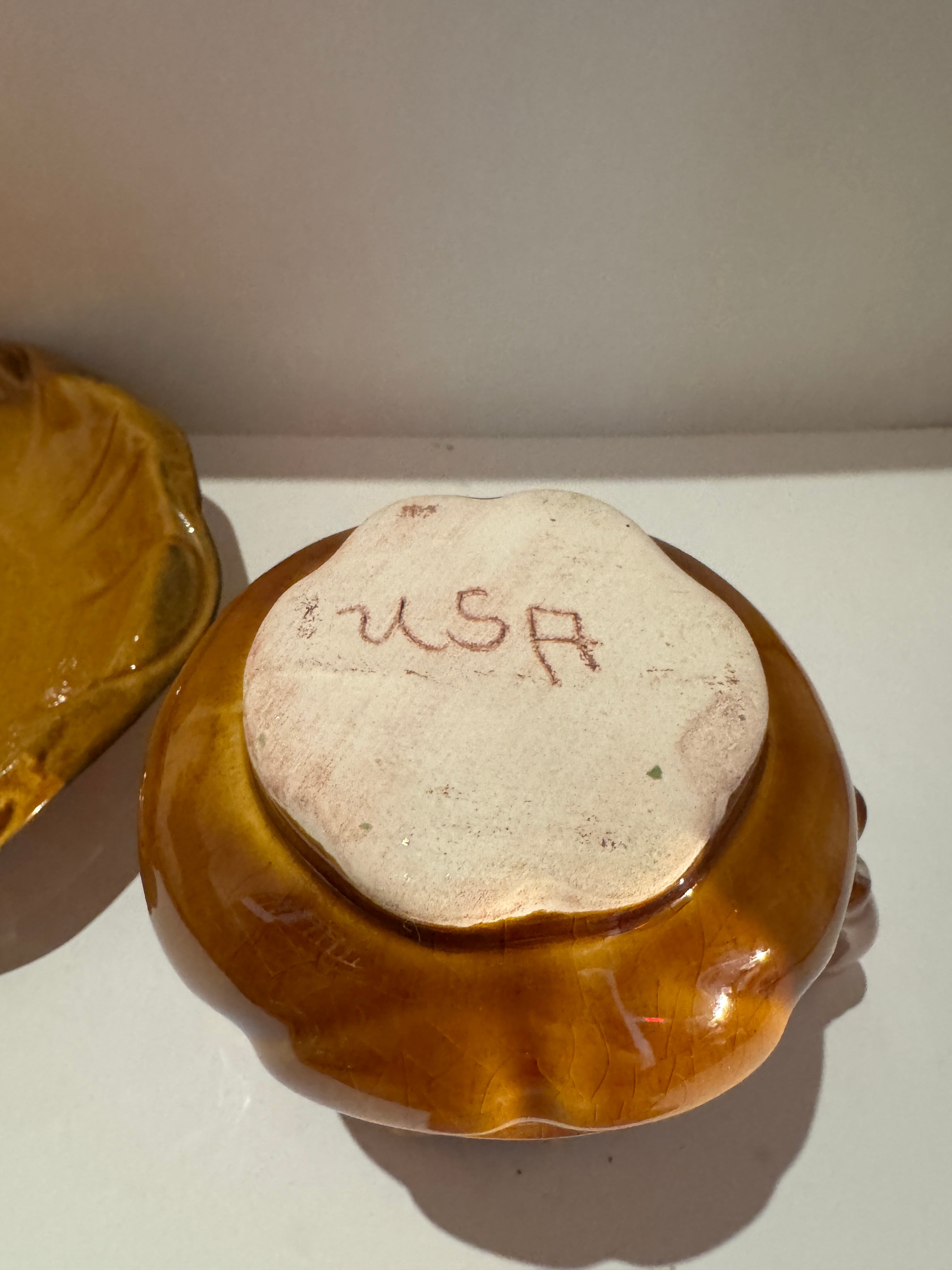 Vintage Brown Mini Pitcher & Basin