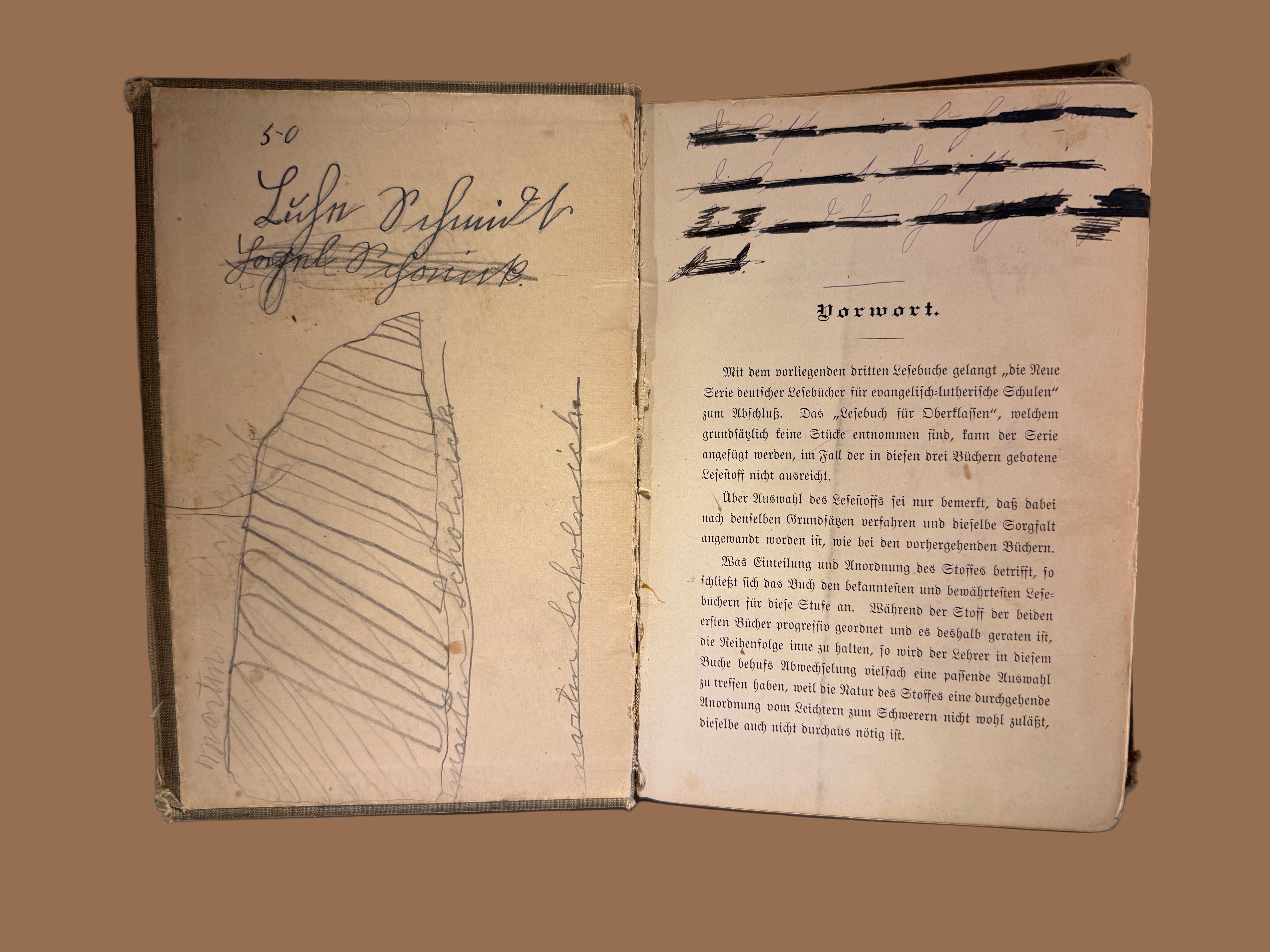 Early 20th Century German School Book