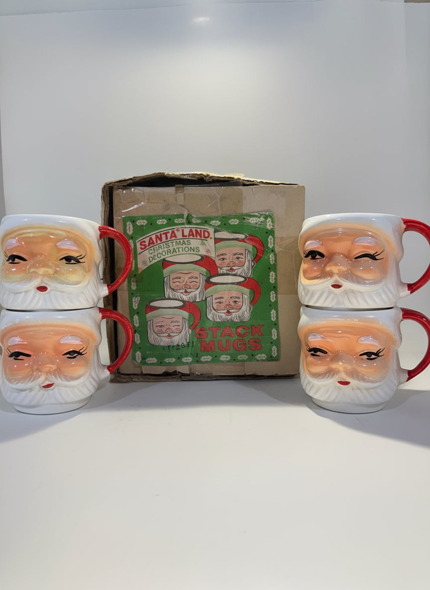 Santa Land Mug Set w/ Box