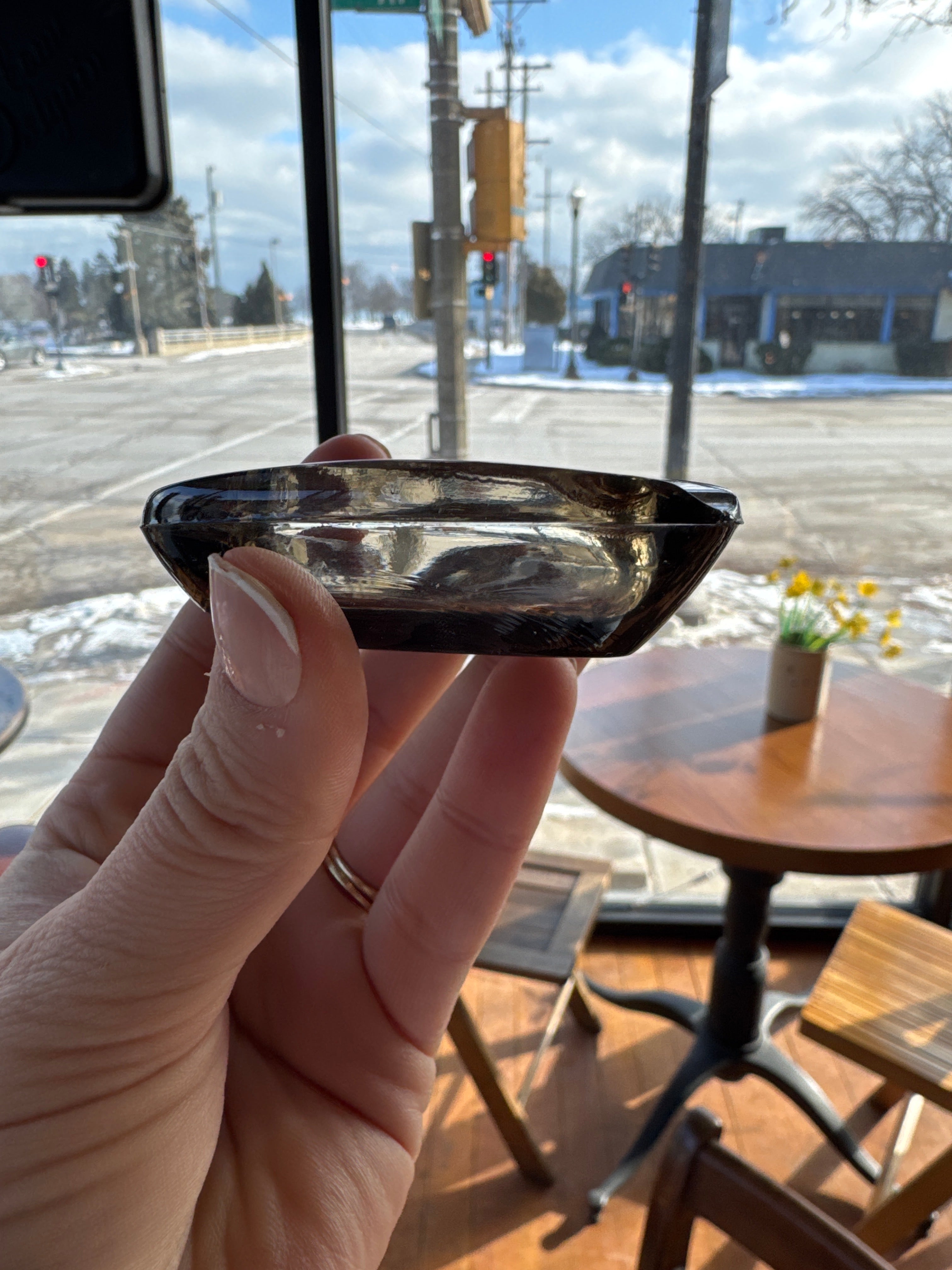 Small Anchor Glass Ashtray