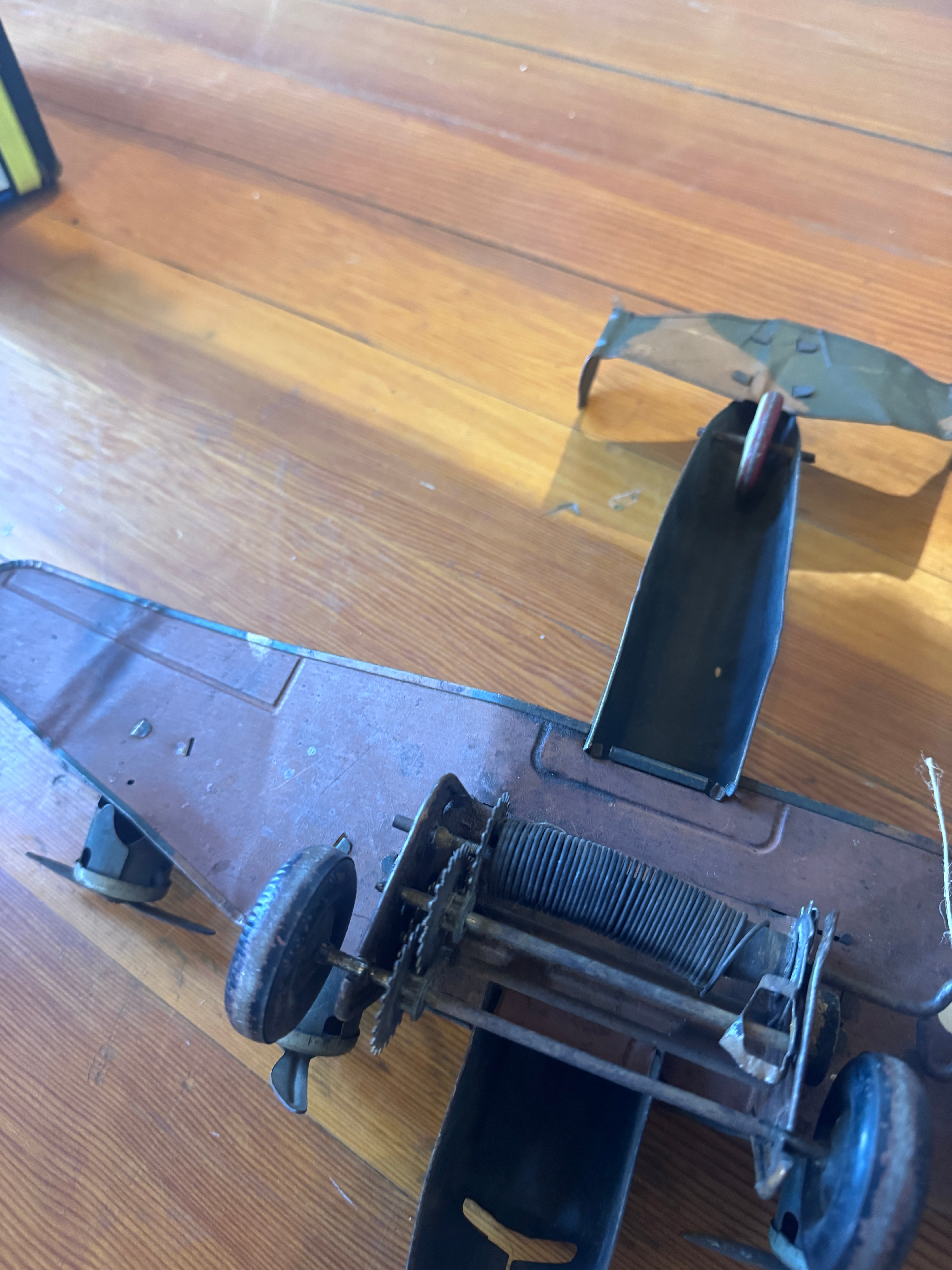 1930s Marx Twin Engine Bomber Toy Airplane