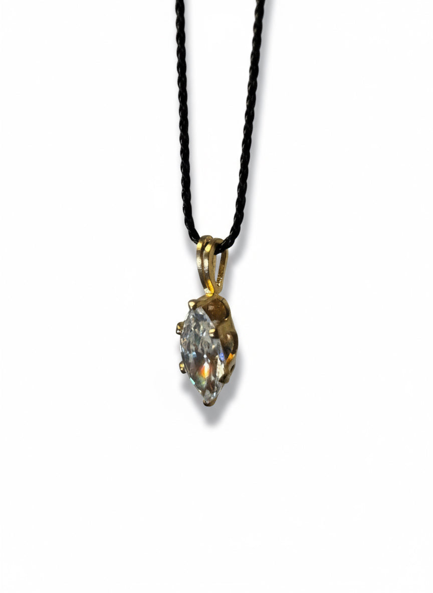 Marquise Stone Pendant Necklace