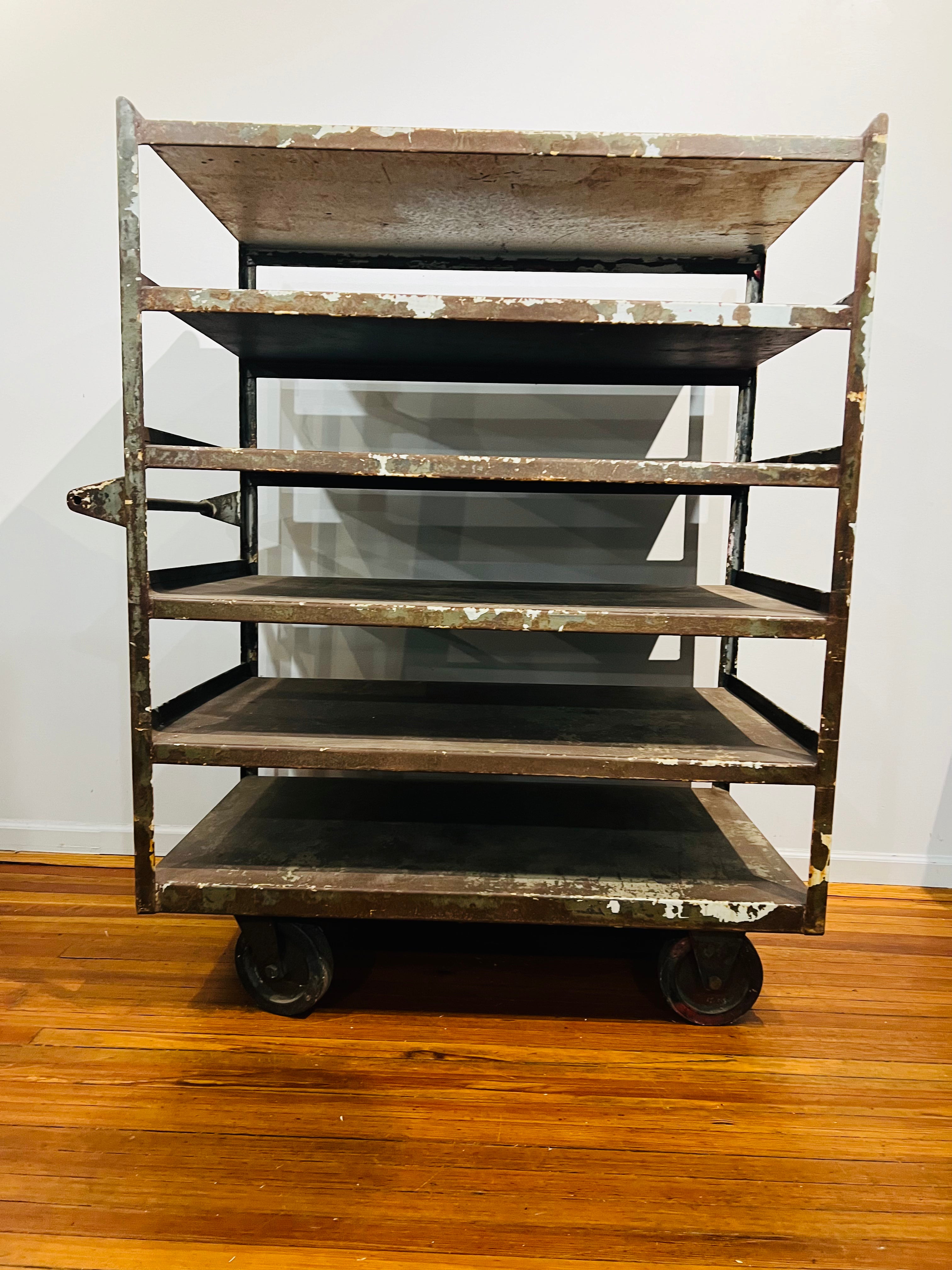 Vintage Industrial Cart