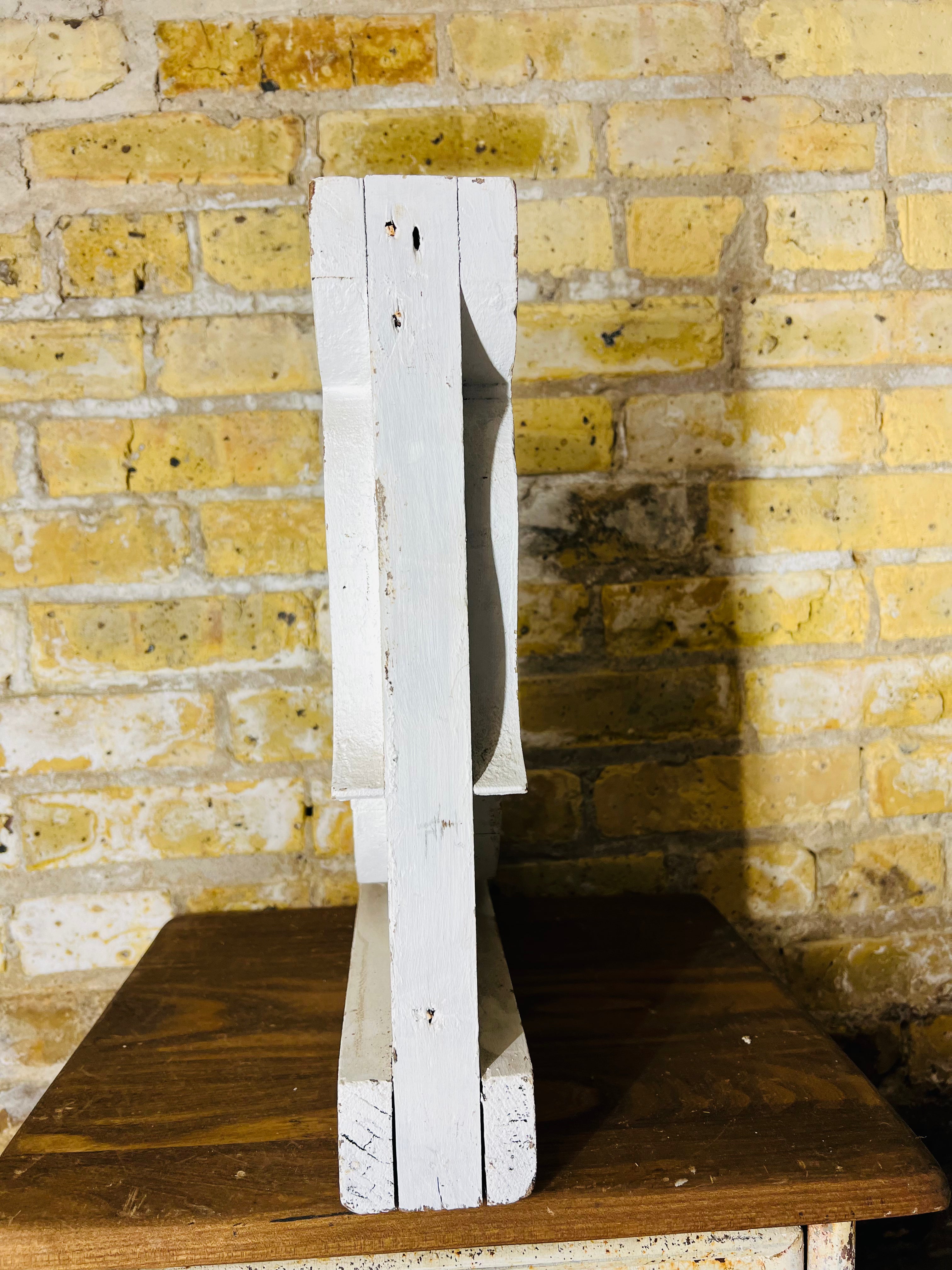 Antique Vintage Architectural Wooden Corbel