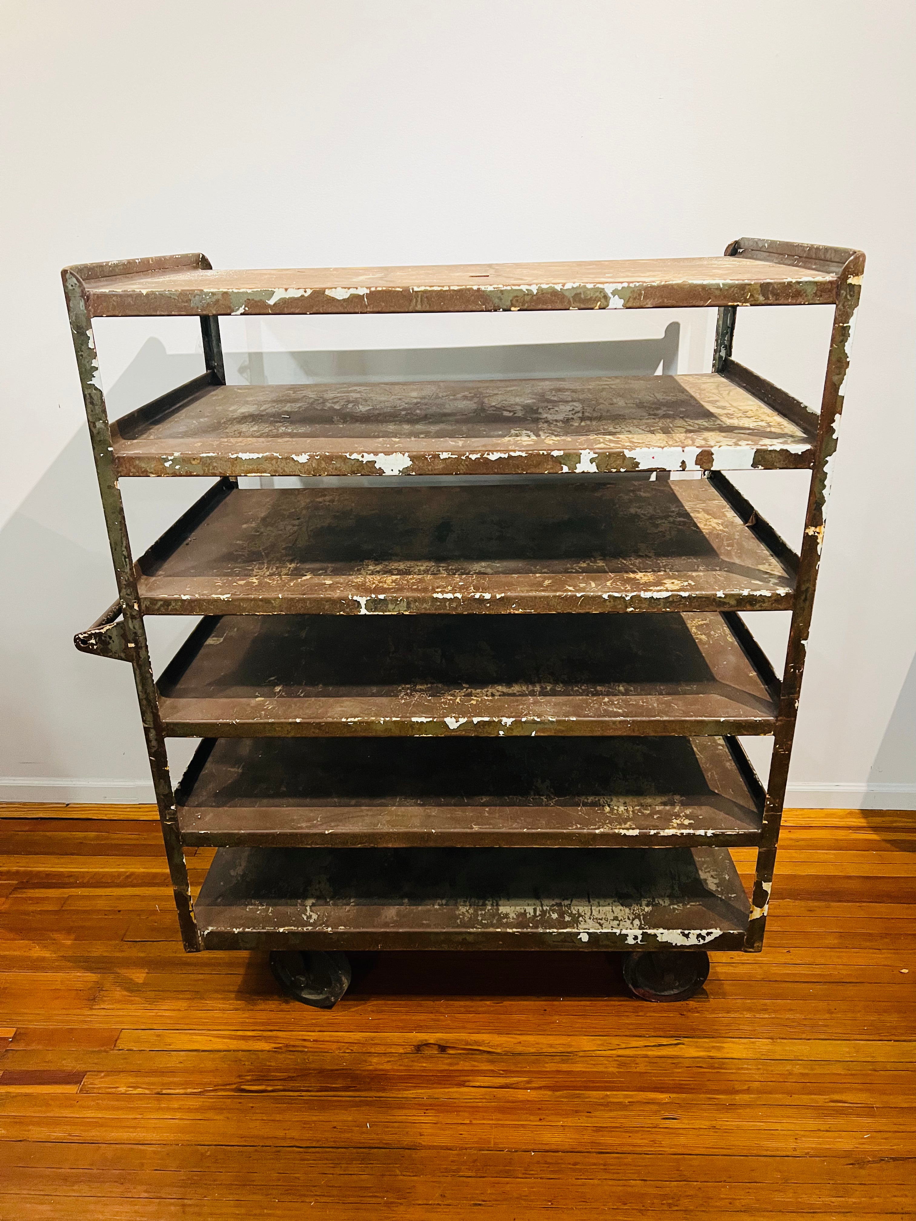Vintage Industrial Cart