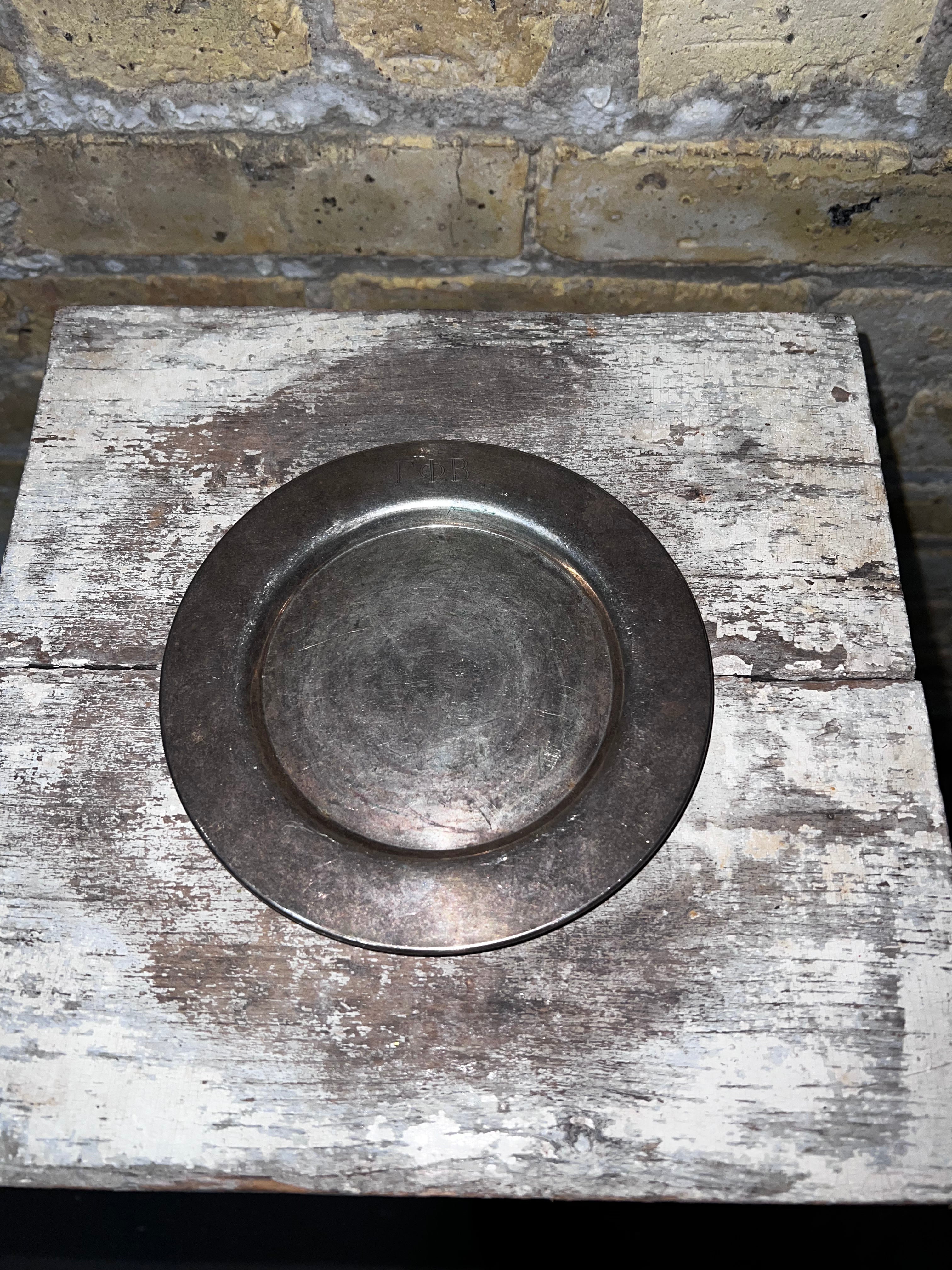 Silver Tray marked with WMA ROGERS on back