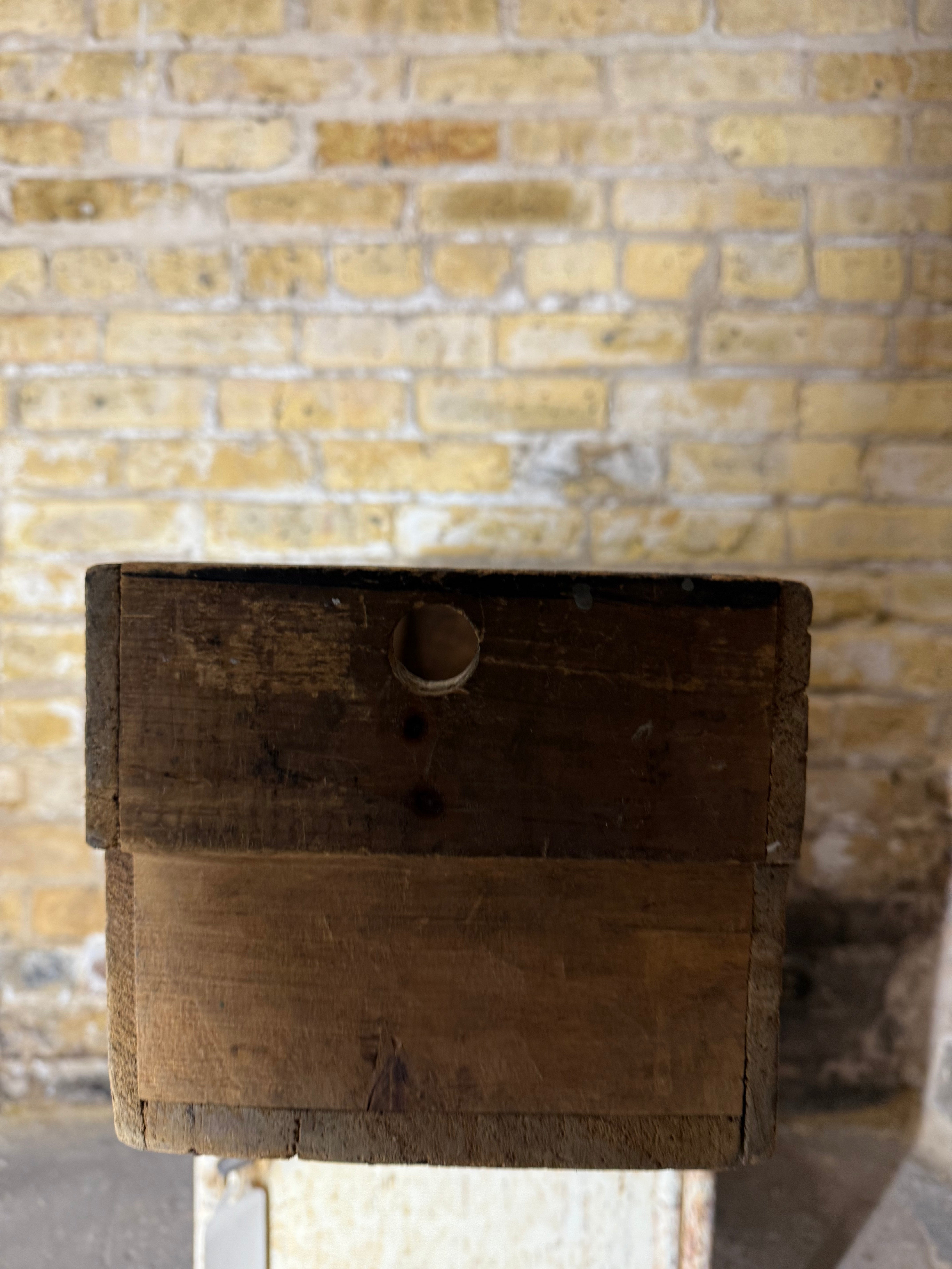 Rustic Long Rectangular Wood Box