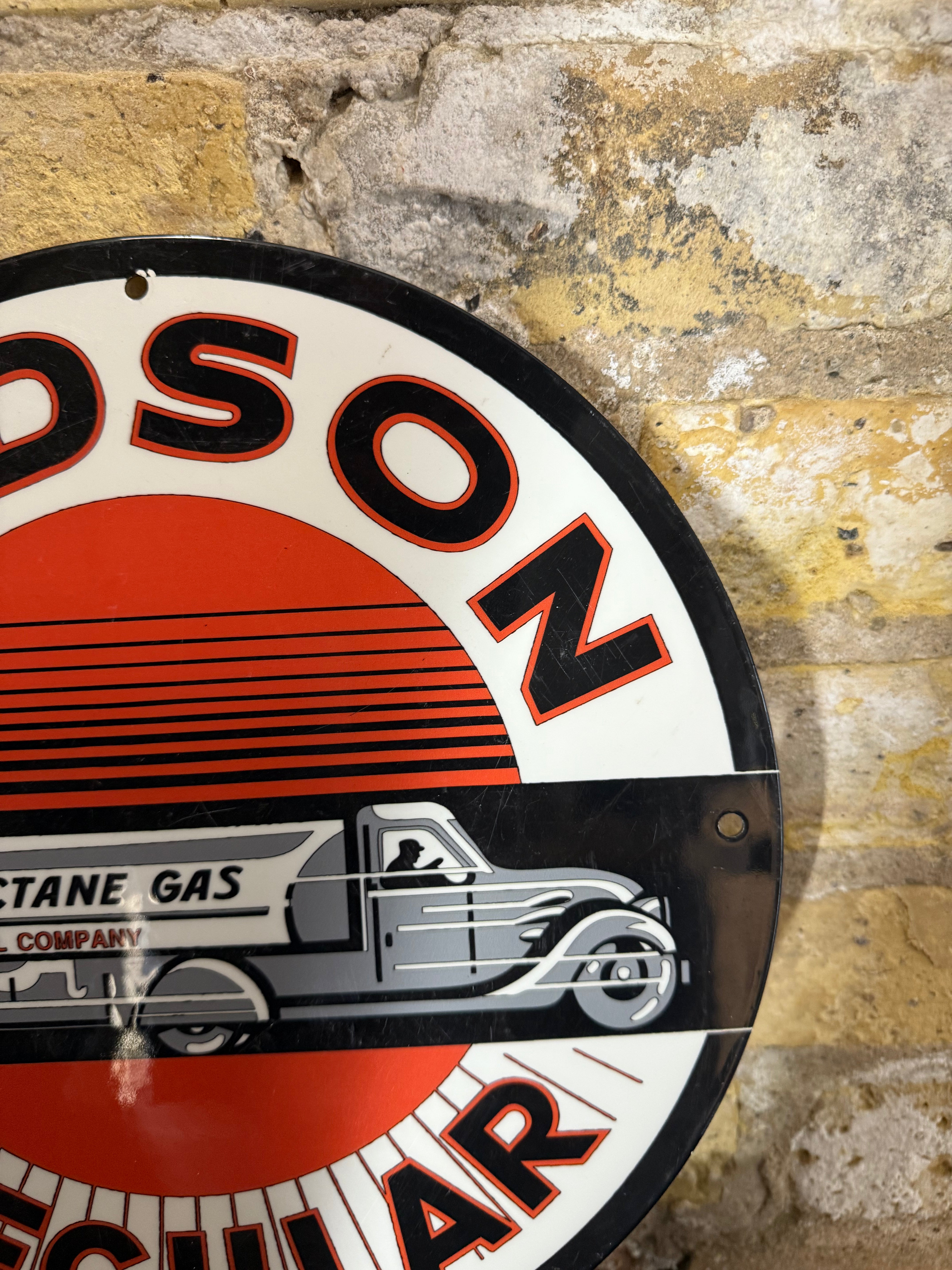 Vintage Style Hudson High Octane Gasoline