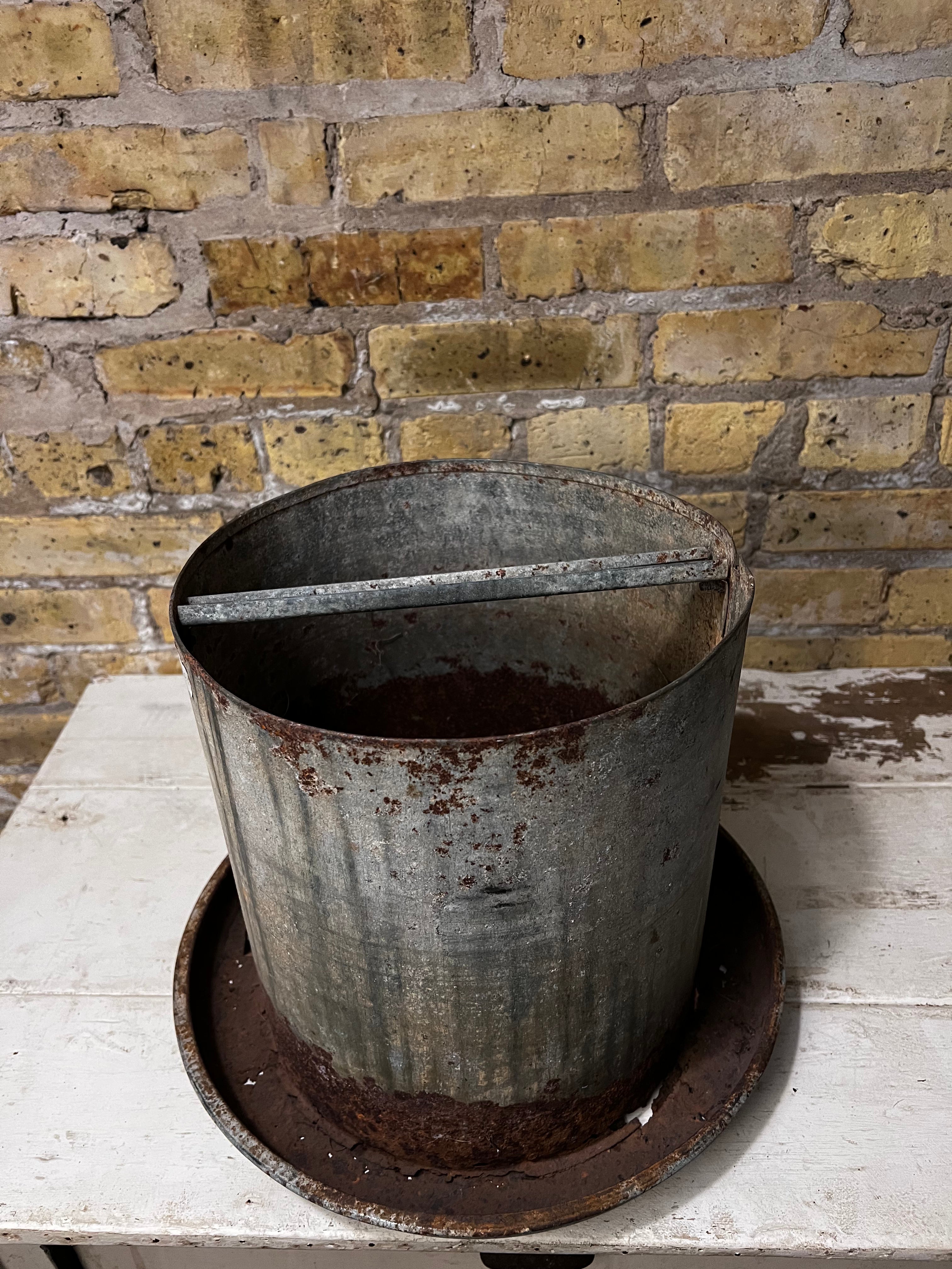 Galvanized Chicken Feeder