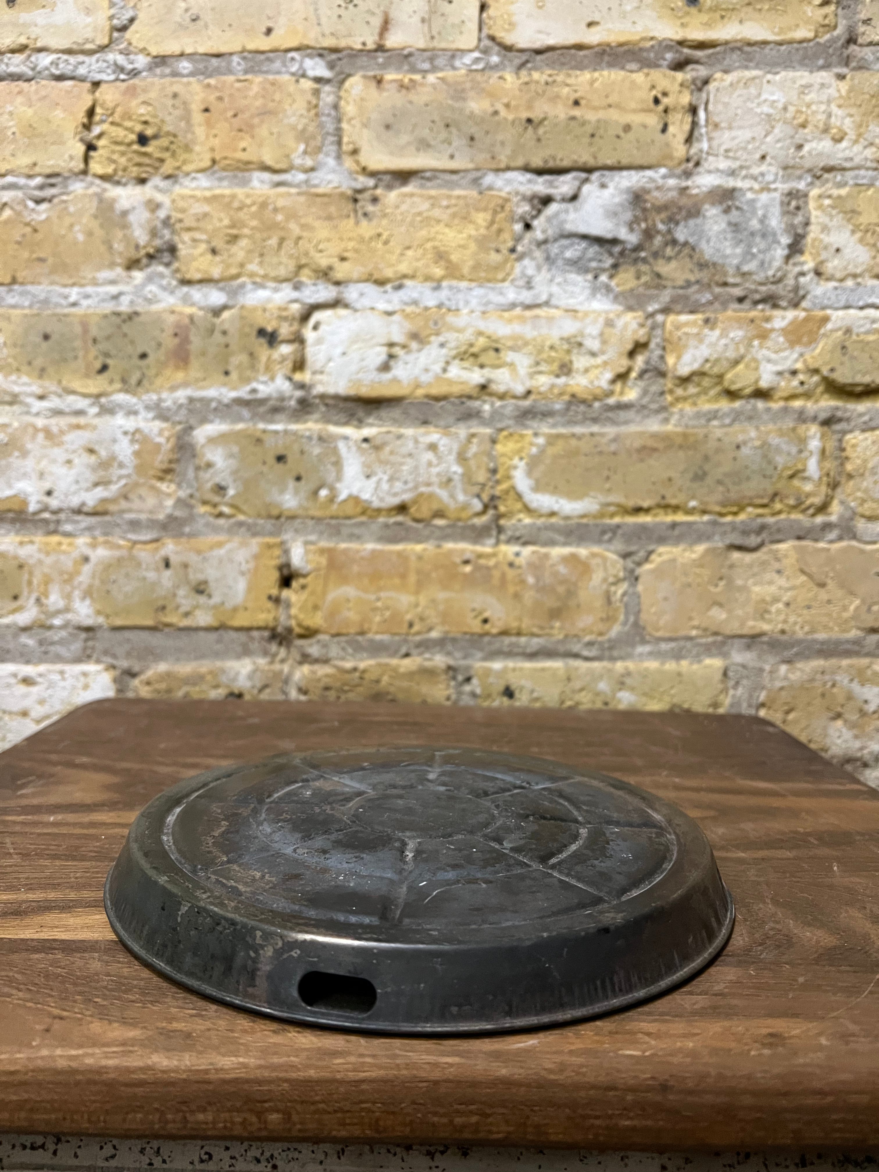 Vintage Bottom Metal Canister