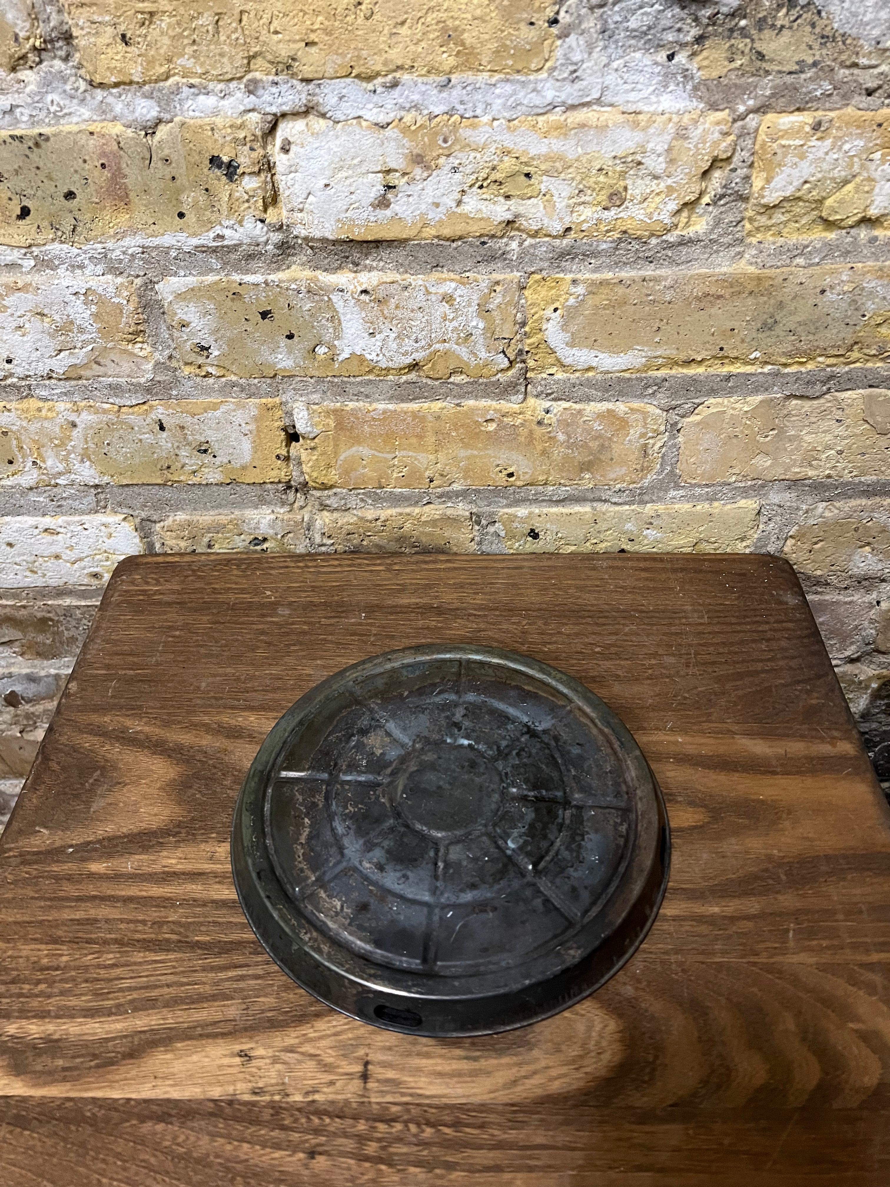 Vintage Bottom Metal Canister