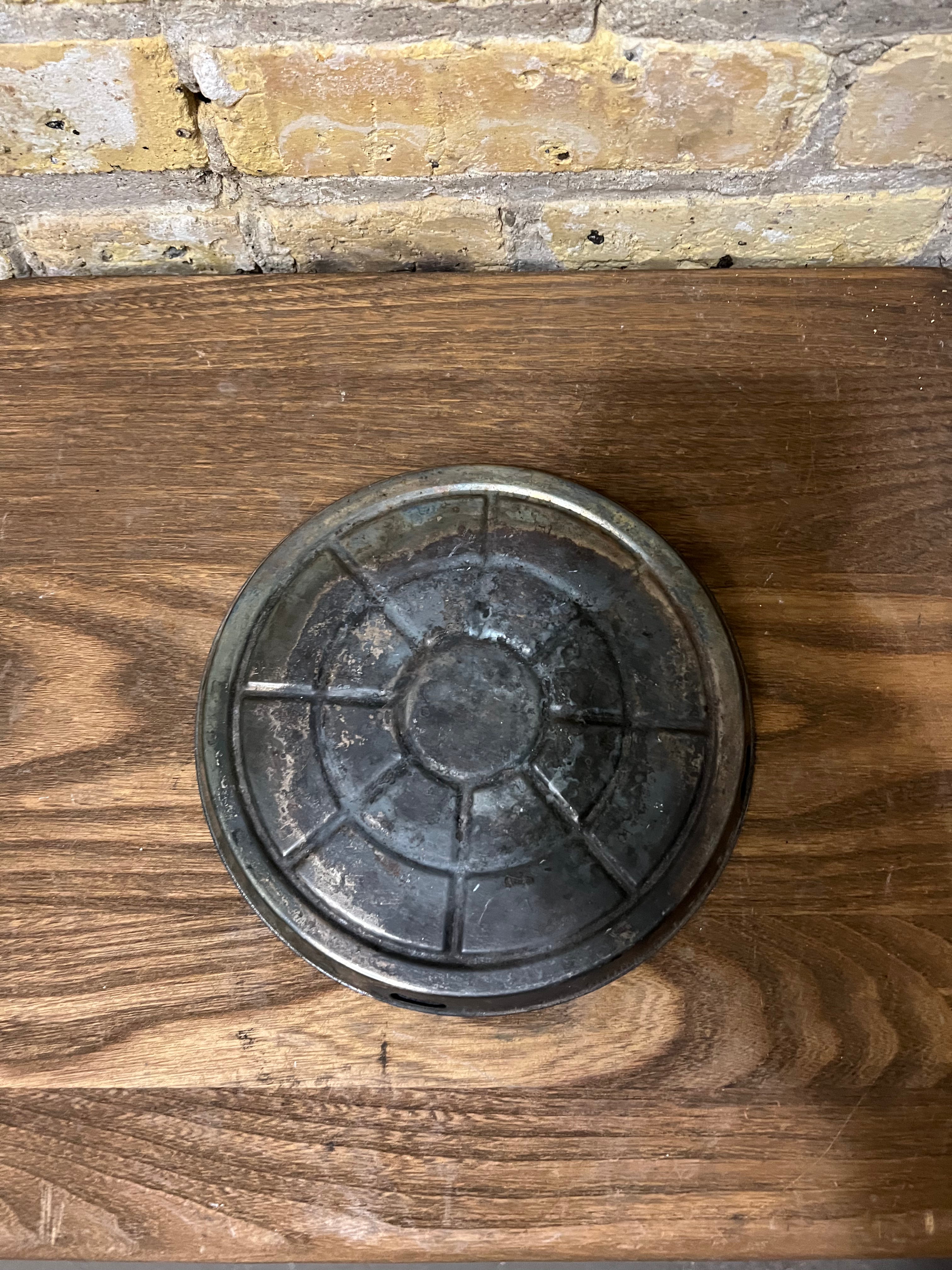 Vintage Bottom Metal Canister