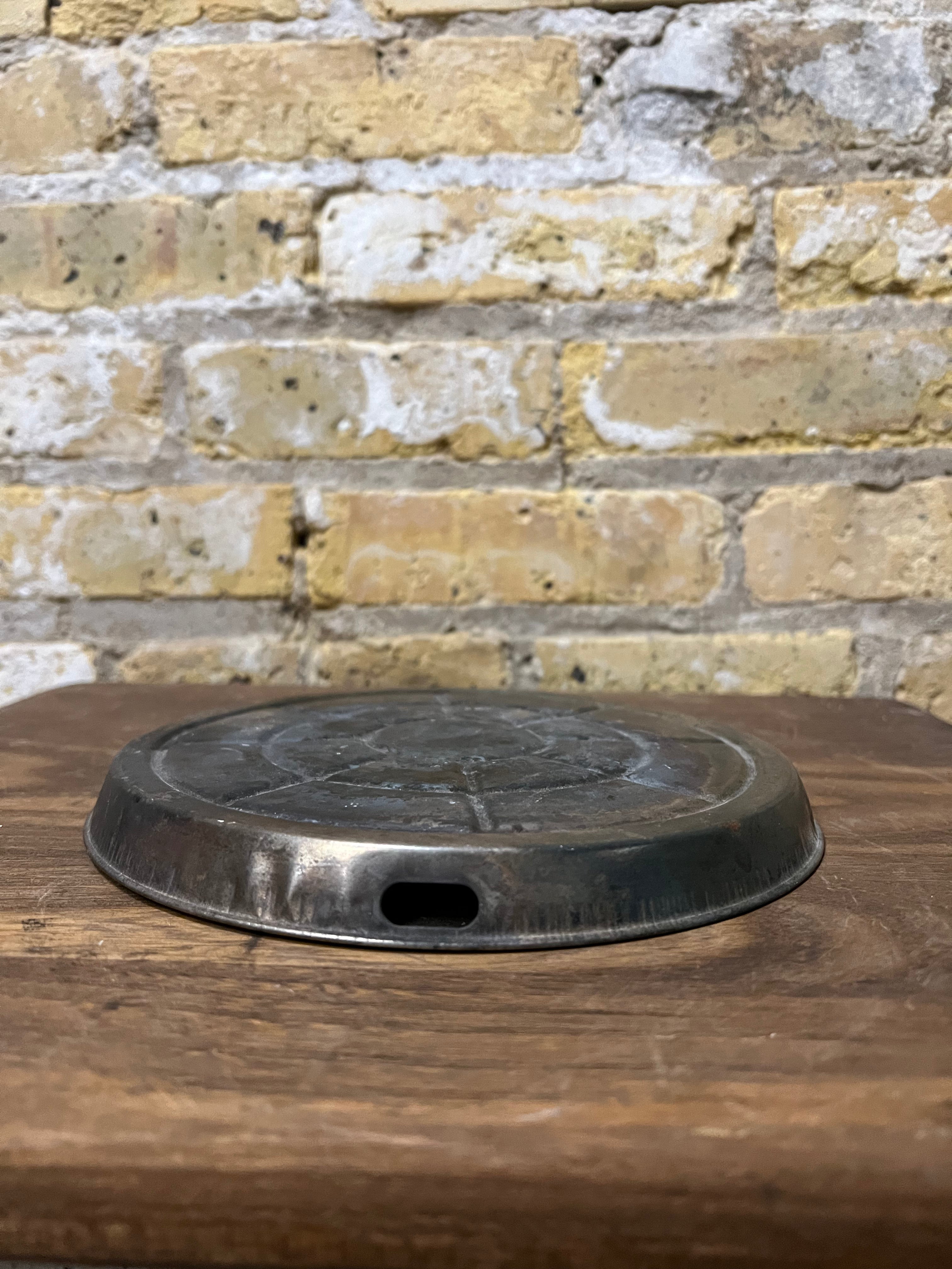 Vintage Bottom Metal Canister