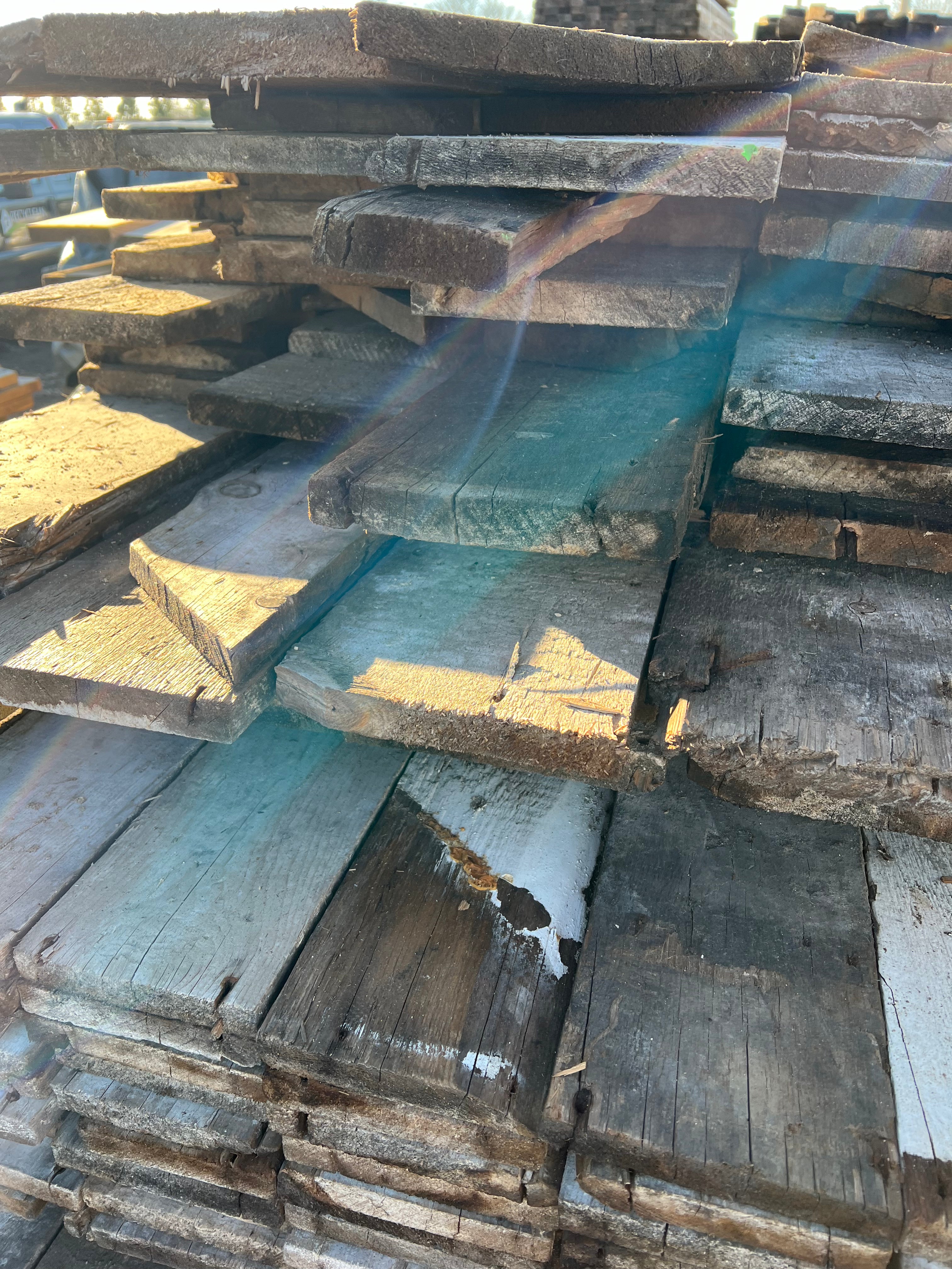 1x8 grey / brown Barnwood used Lumber