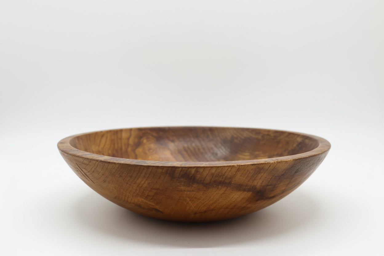 Vintage Dark Wood Bowl