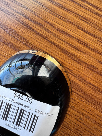 Vintage Hand Painted Italian Trinket Dish