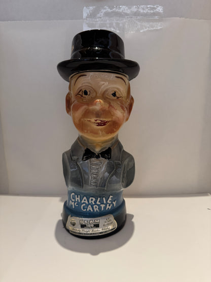 Jim Beam Charlie McCarthy Whiskey Decanter