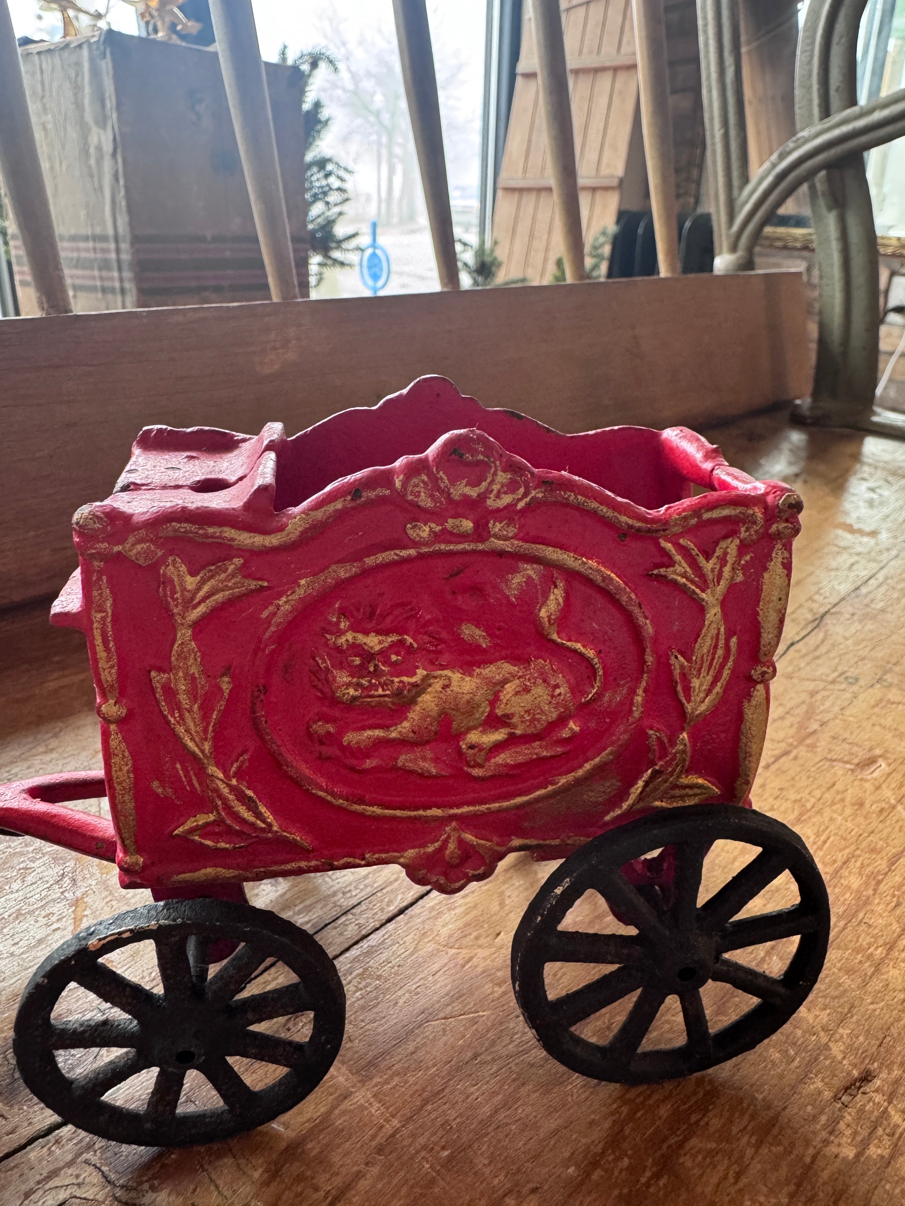 Vintage Cast Iron Kenton Overland Circus Band Wagon