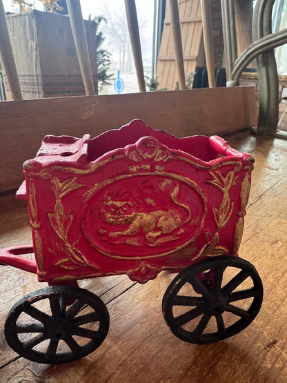 Vintage Cast Iron Kenton Overland Circus Band Wagon