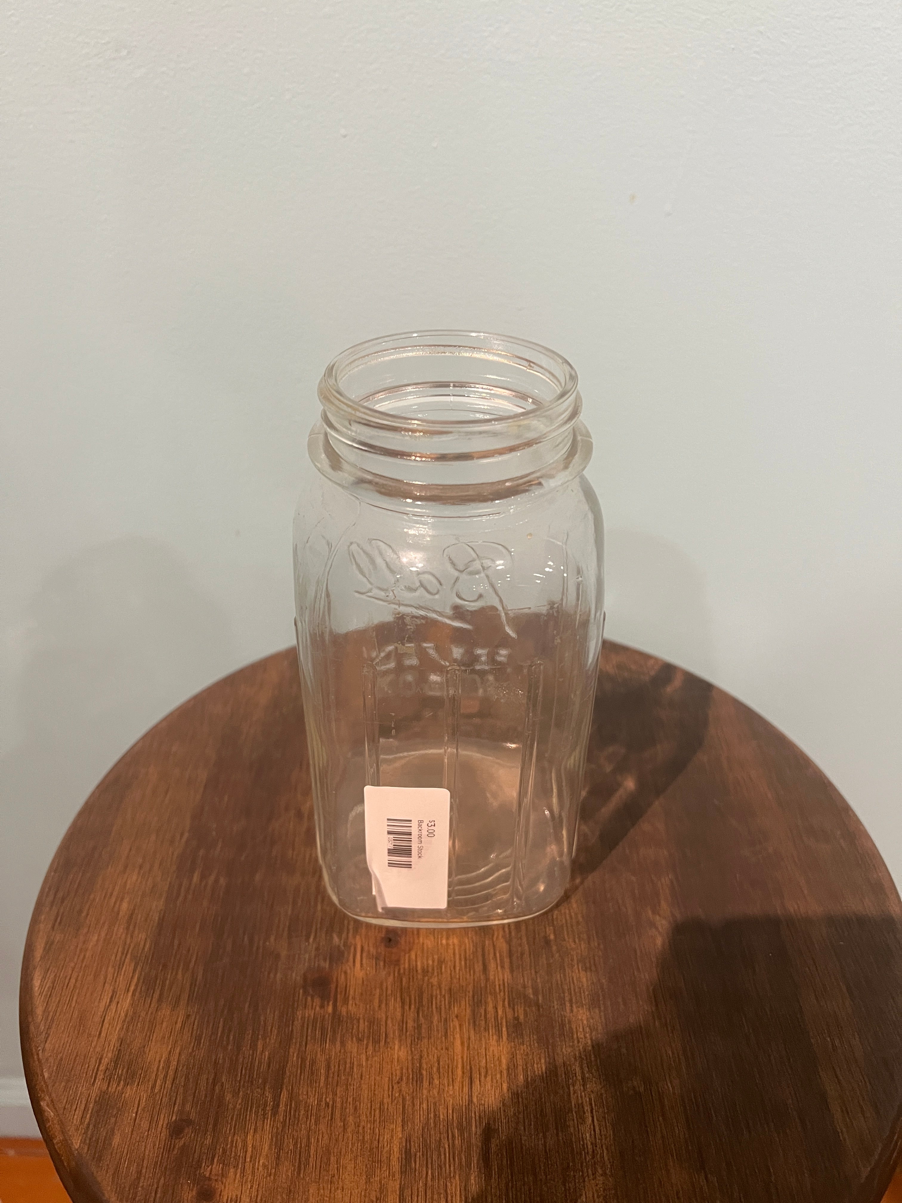 Large antique Ball glass jar