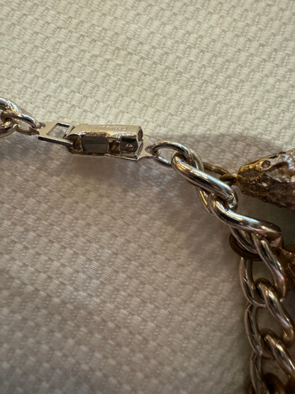 Shell Bracelet with Gold Plated Chain