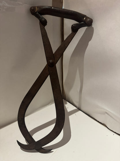 Antique Ice or Hay Tongs
