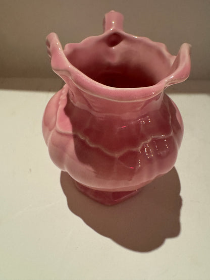 Vintage Pink Mini Water Pitcher & Tray