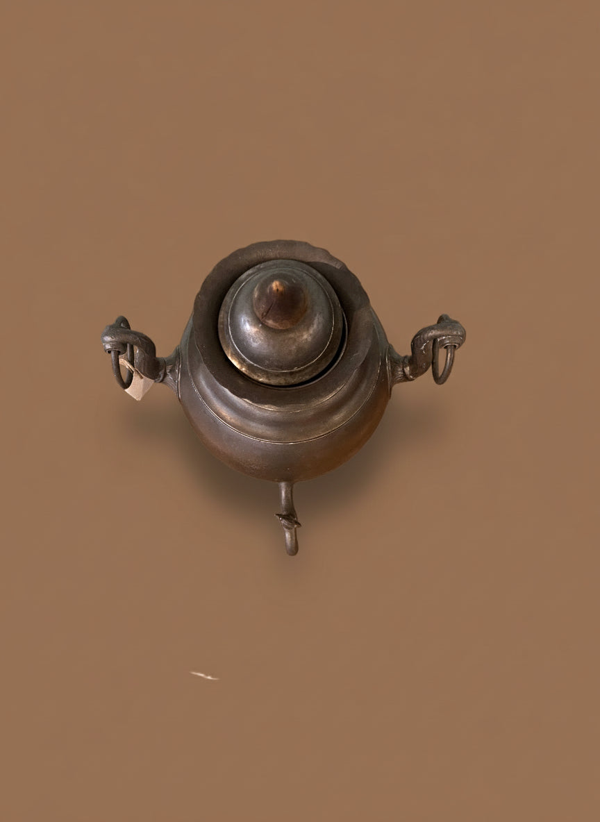 1900s pewter tea urn with spigot