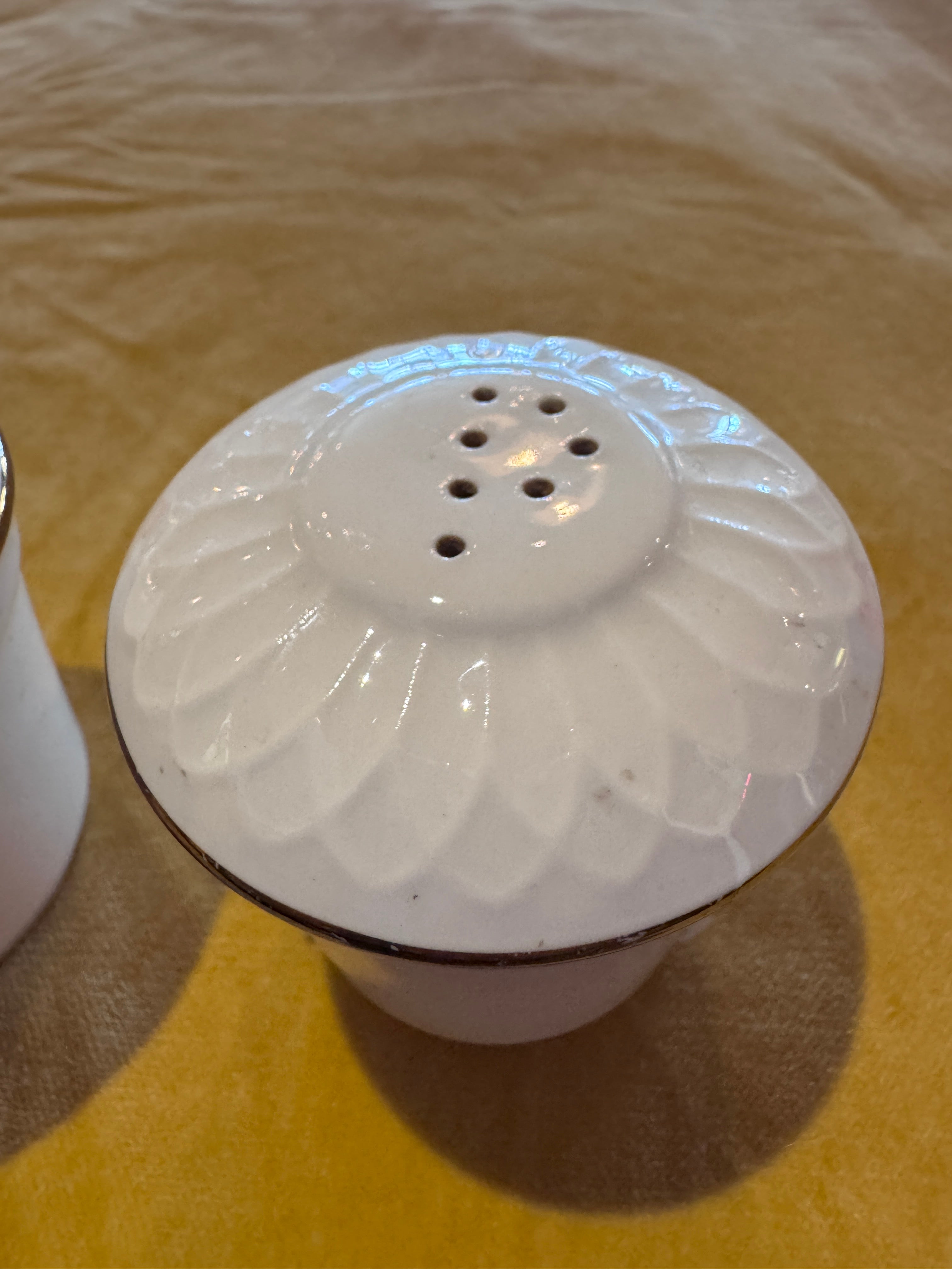 Porcelain Salt & Pepper Shaker Set