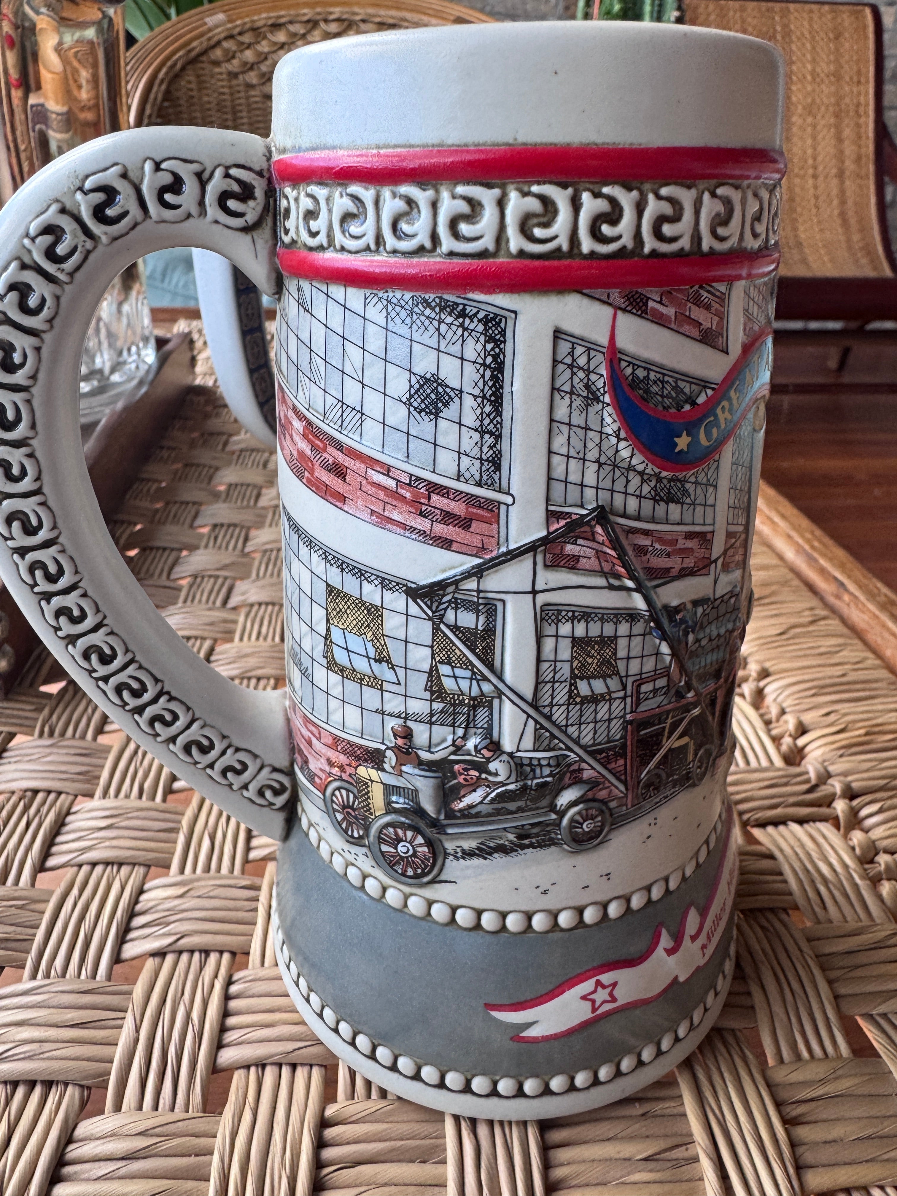 1987 Miller High Life Stein"Great American Achievements"