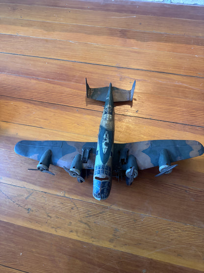 1930s Marx Twin Engine Bomber Toy Airplane