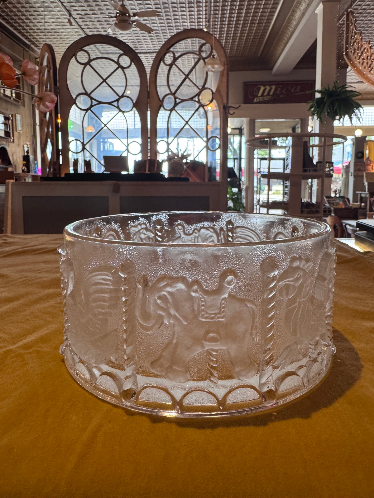 Goebel Crystal Carousel Candy Dish