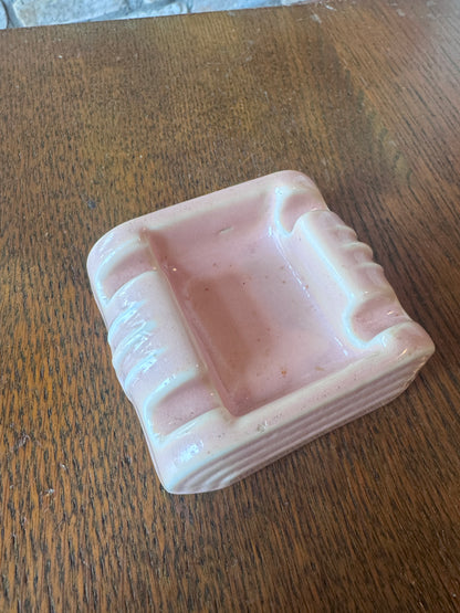 1950s "Never Spill" Ceramic Ashtray
