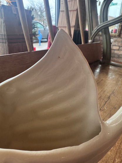 Haeger White Ceramic Swan