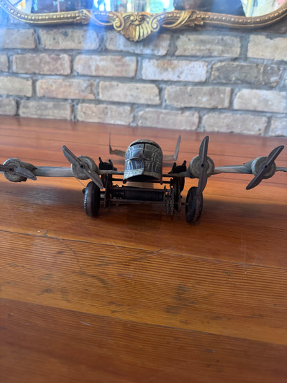1930s Marx Twin Engine Bomber Toy Airplane