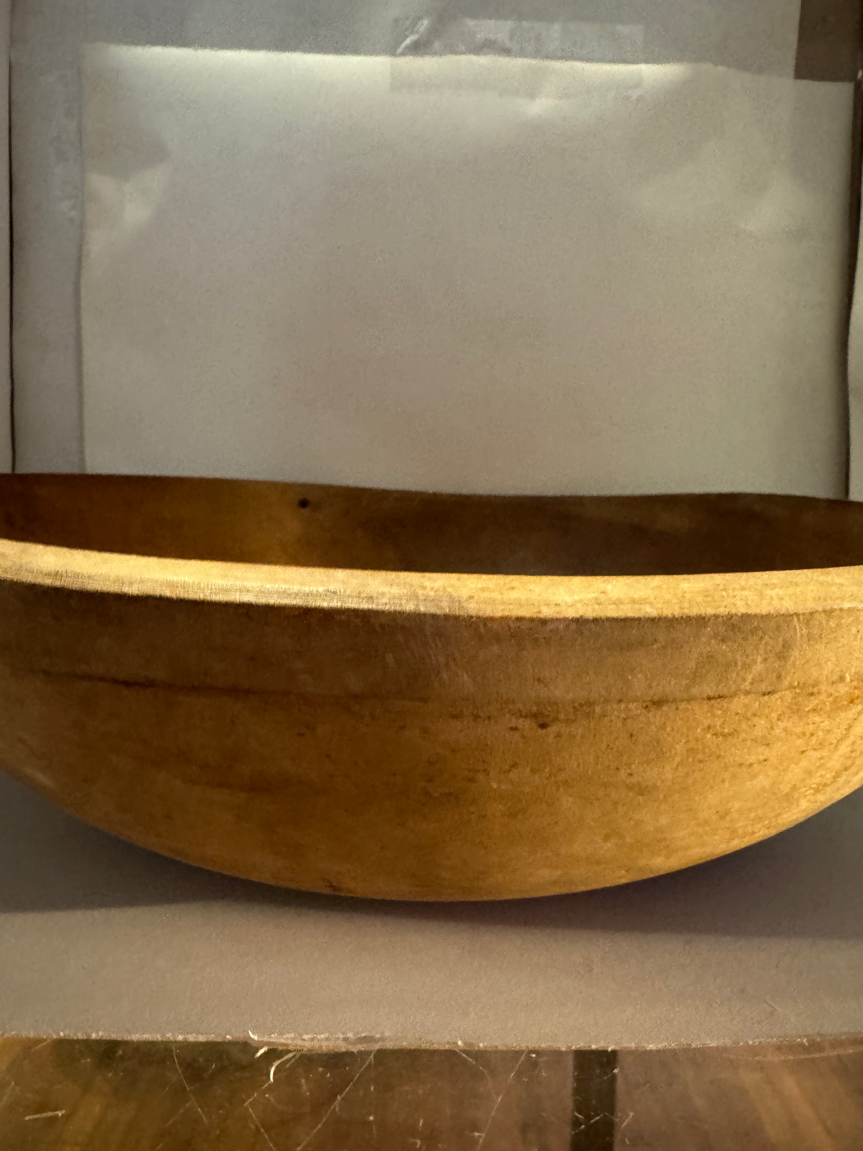 Large Wooden Dough Bowl